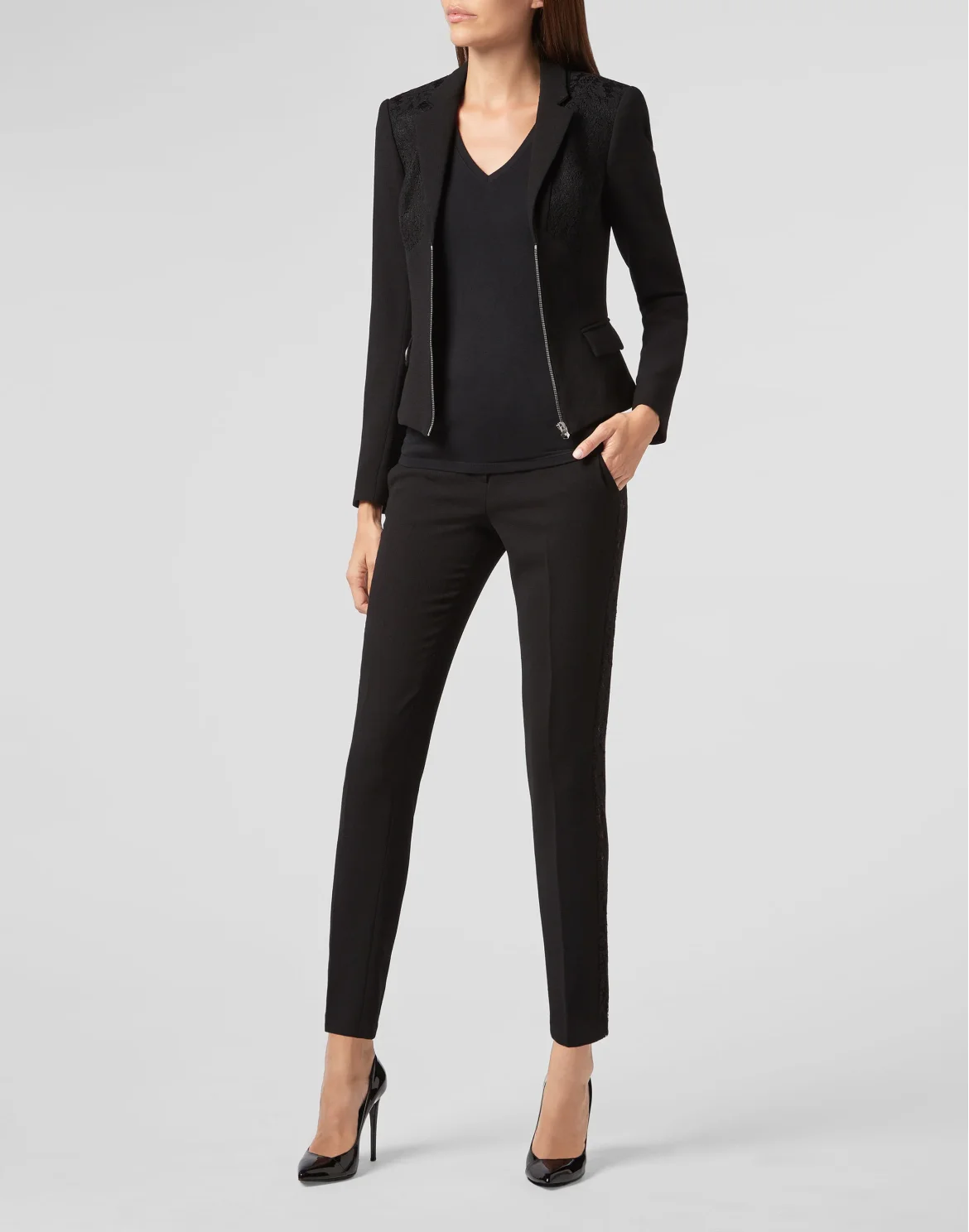 Blazer Lace, цвет: Черный