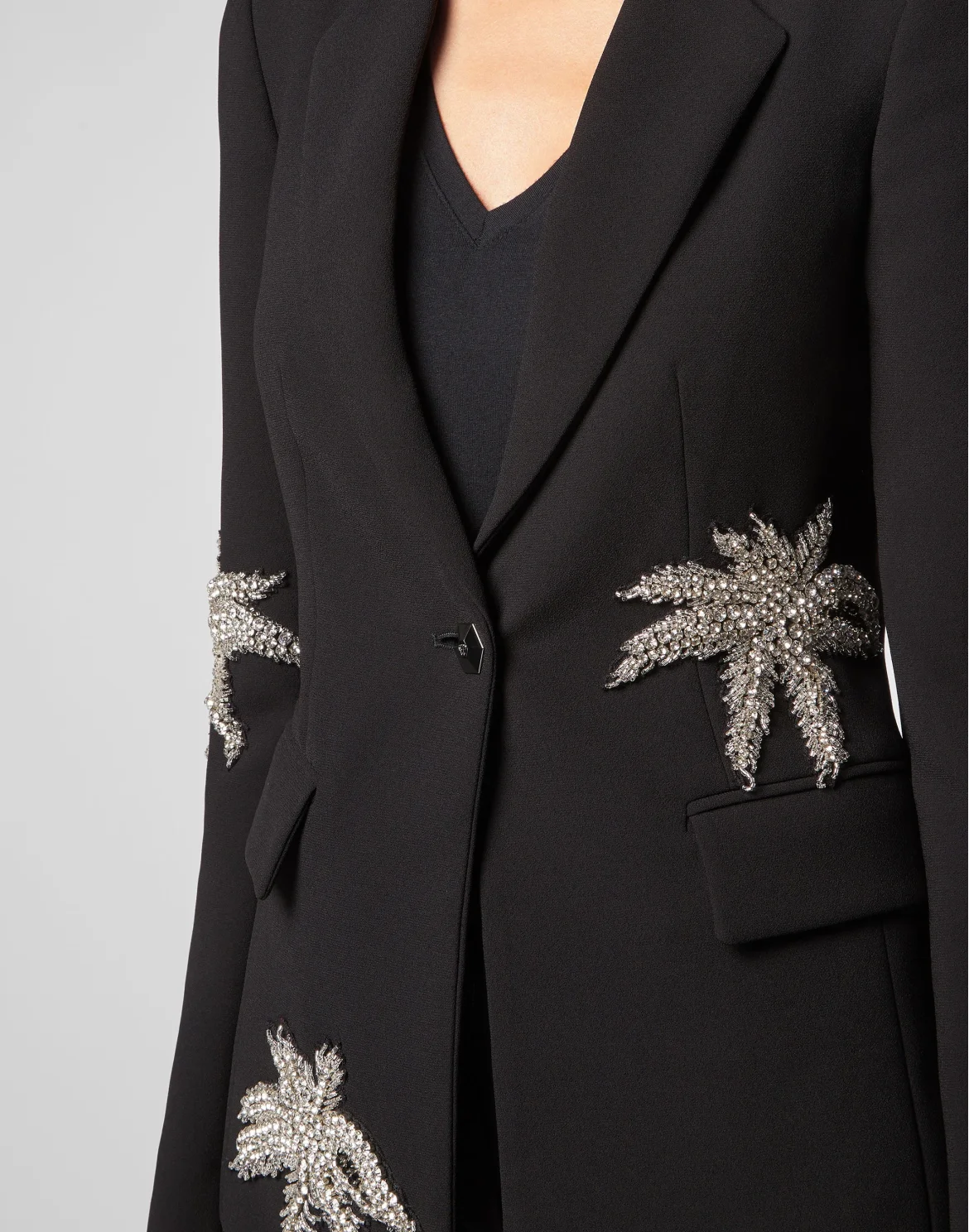Blazer Aloha Plein, цвет: Черный