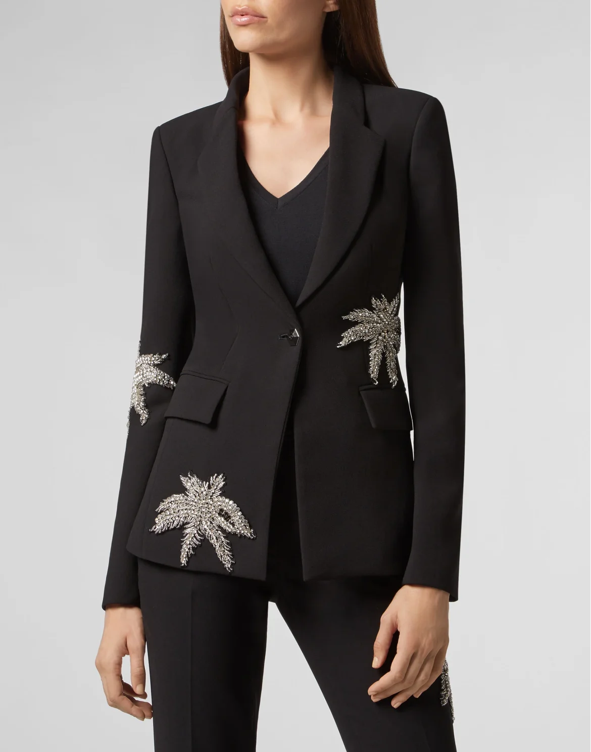 Blazer Aloha Plein, цвет: Черный