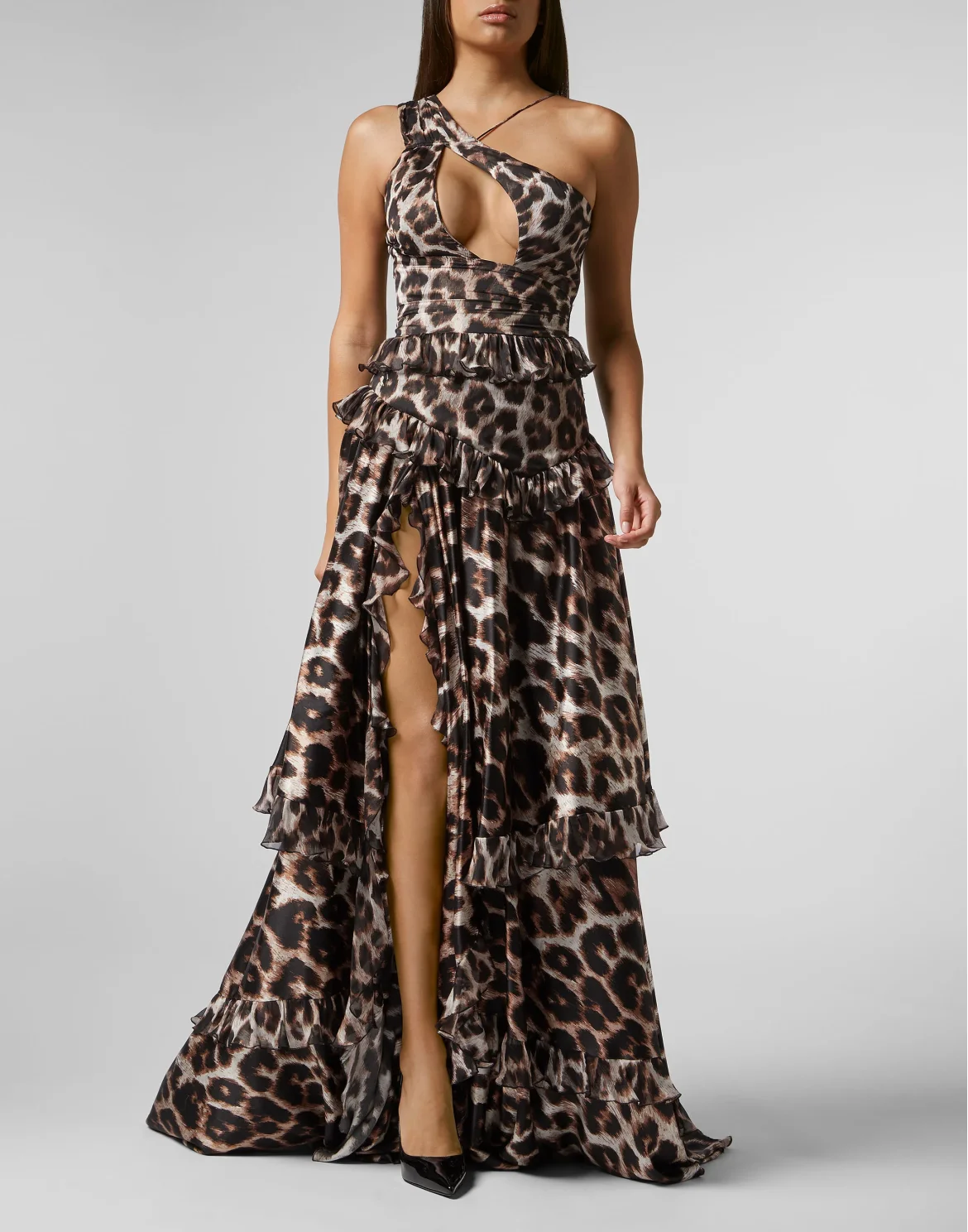 Long Dress Maculate, цвет: Леопард