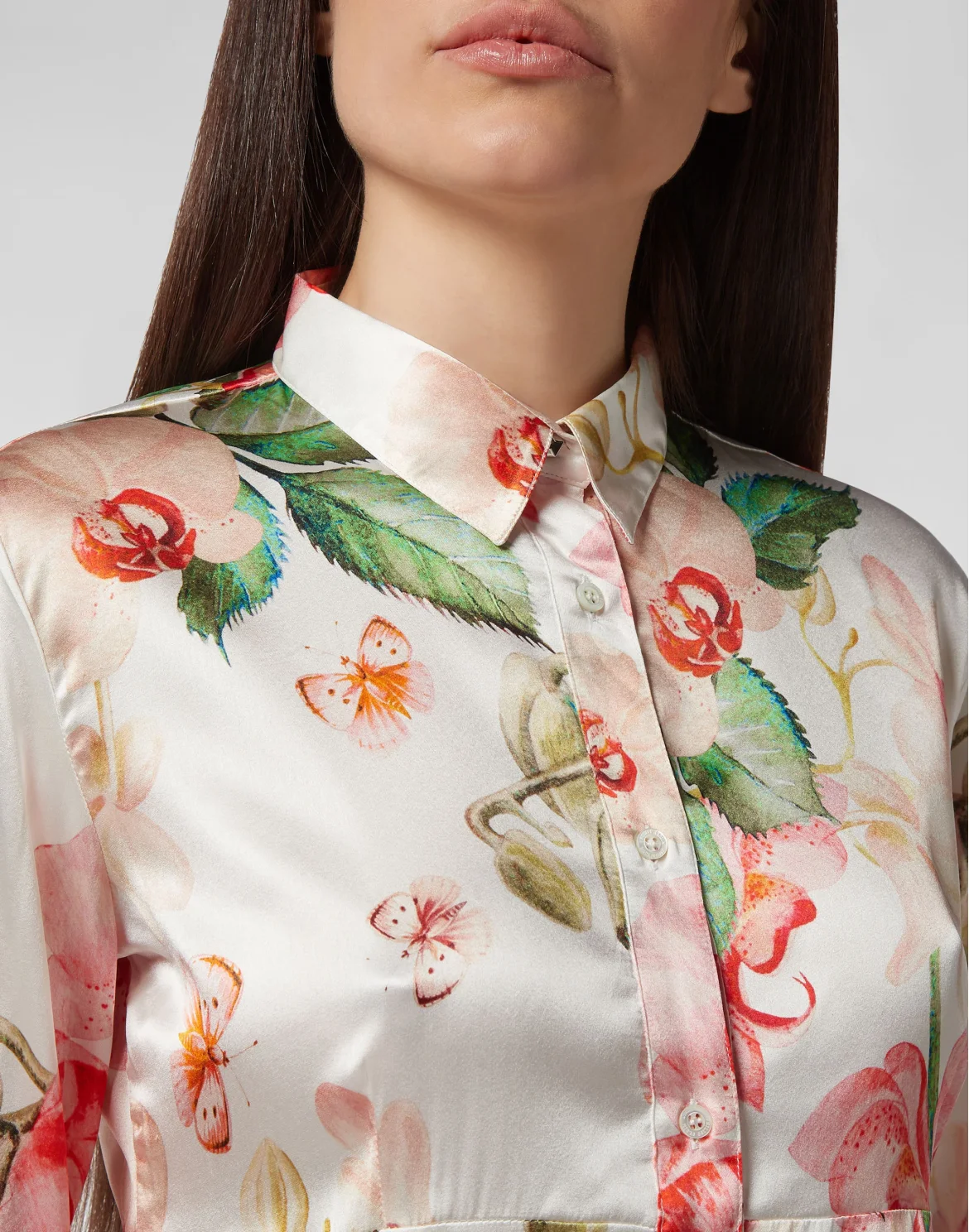 Shirt Flowers, цвет: Белый