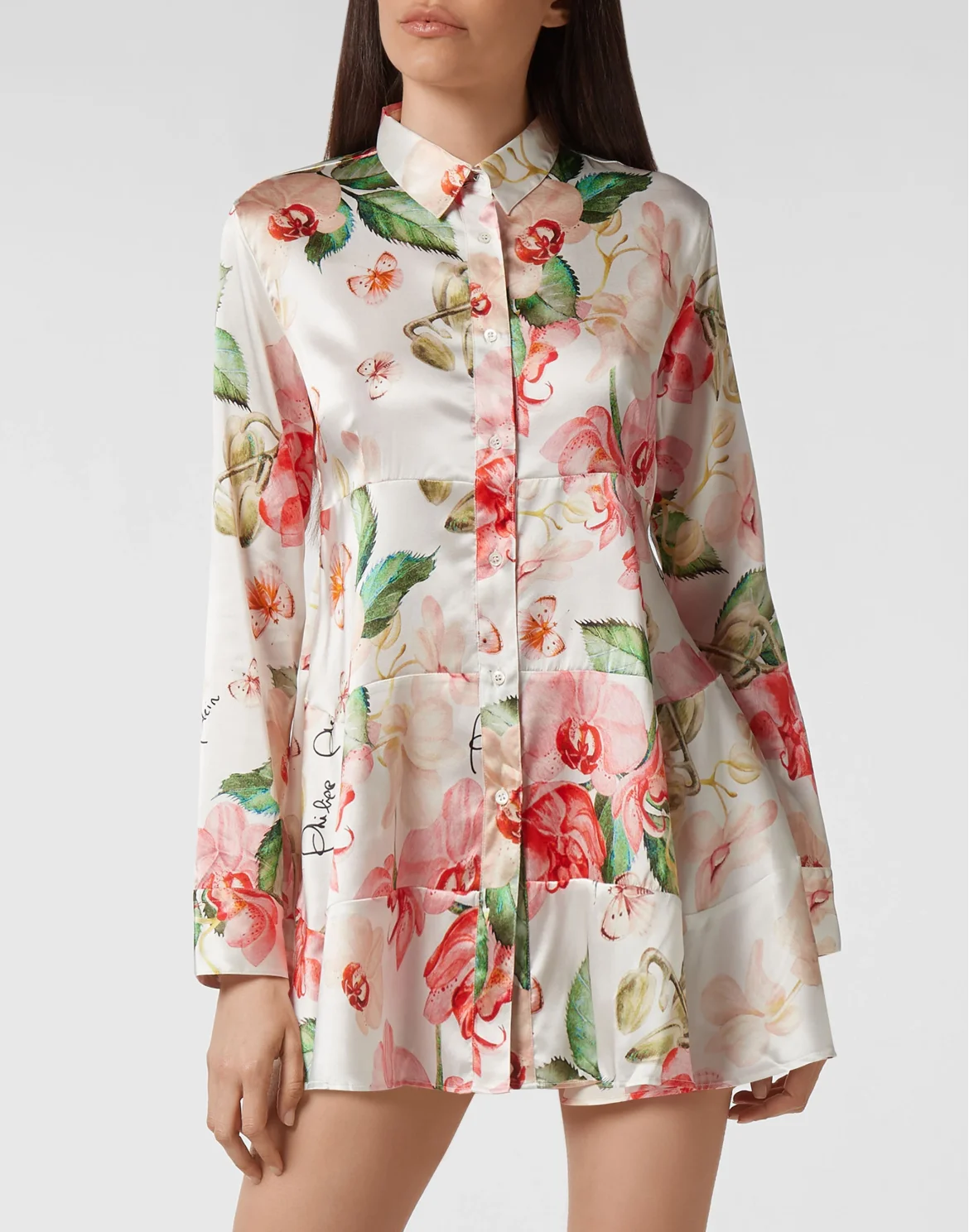 Shirt Flowers, цвет: Белый