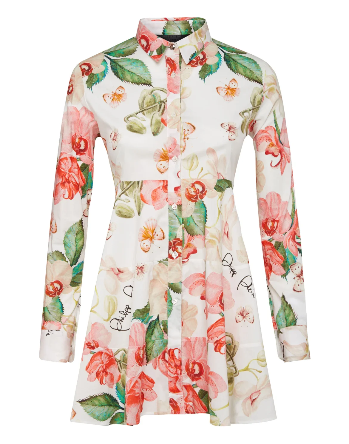 Shirt Flowers, цвет: Белый