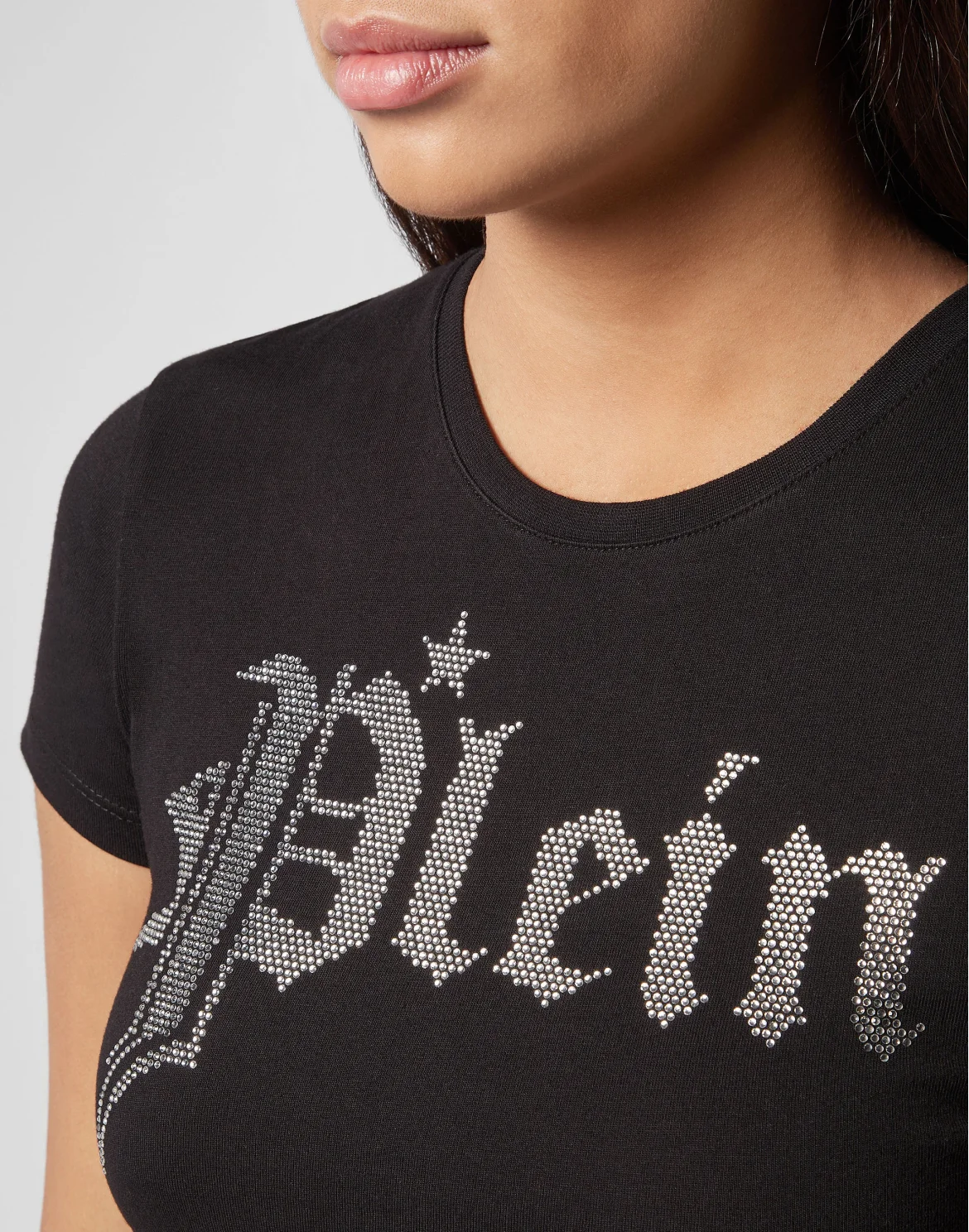 T-shirt Round Neck SS Gothic Plein, цвет: Черный