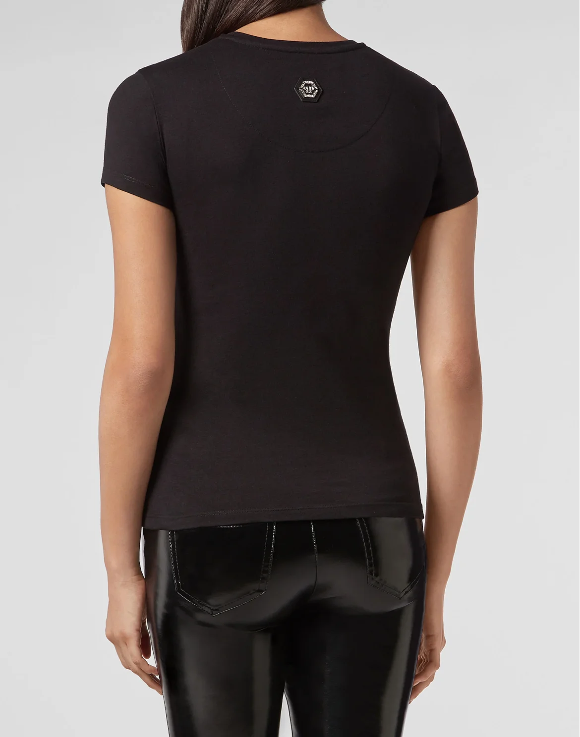 T-shirt Round Neck SS Gothic Plein, цвет: Черный