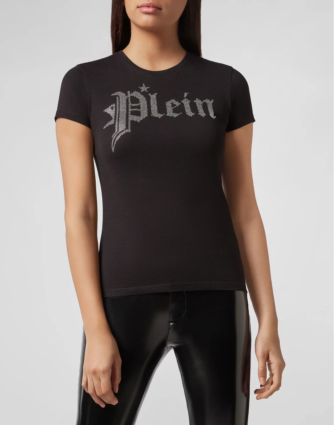 T-shirt Round Neck SS Gothic Plein, цвет: Черный