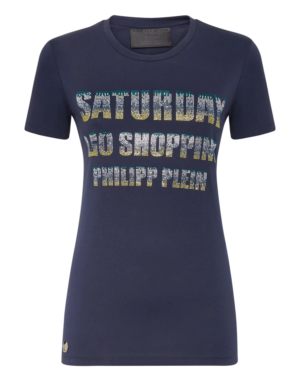 T-shirt Round Neck SS Crystal, цвет: Голубой