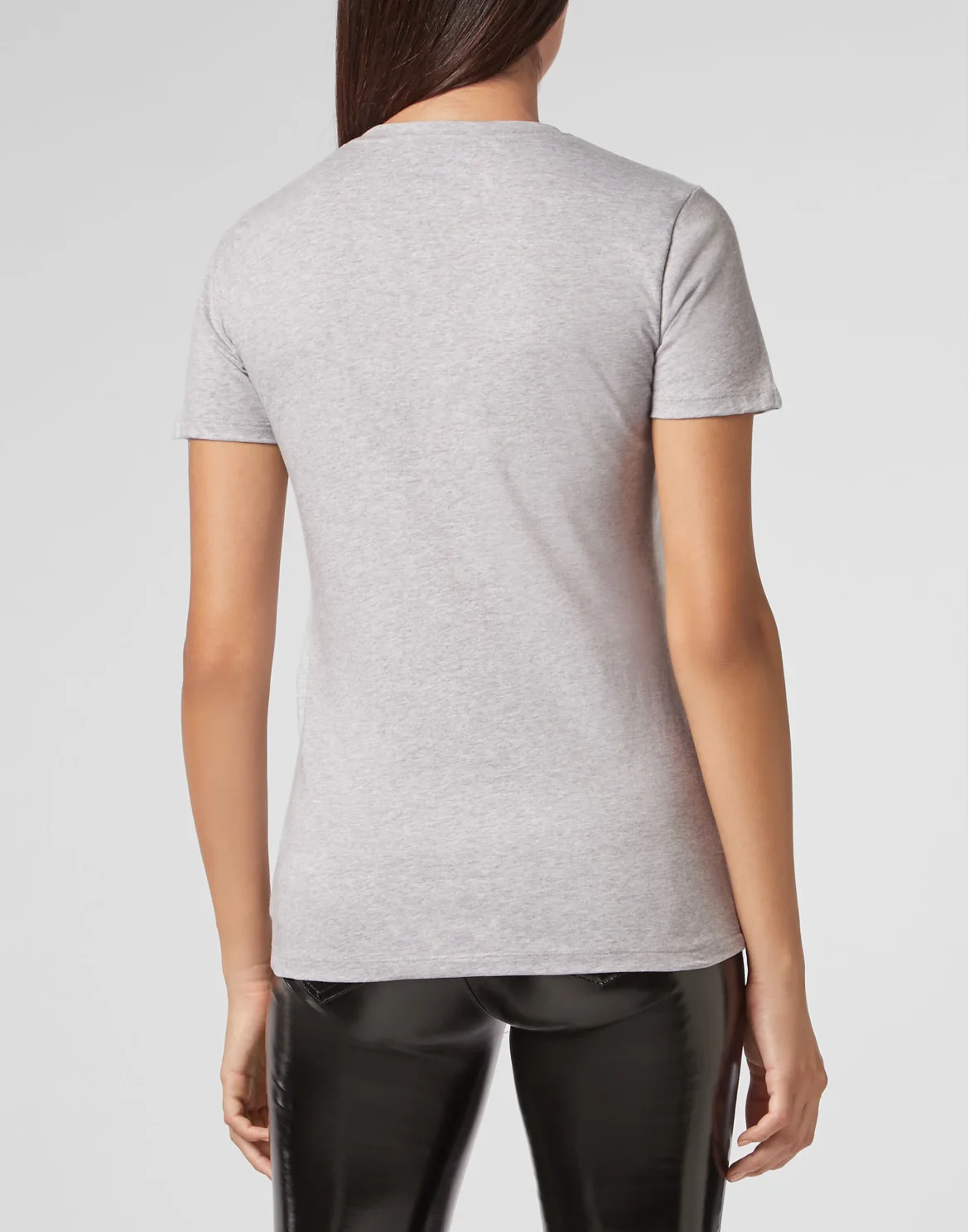 T-shirt Round Neck SS Crystal, цвет: Серый