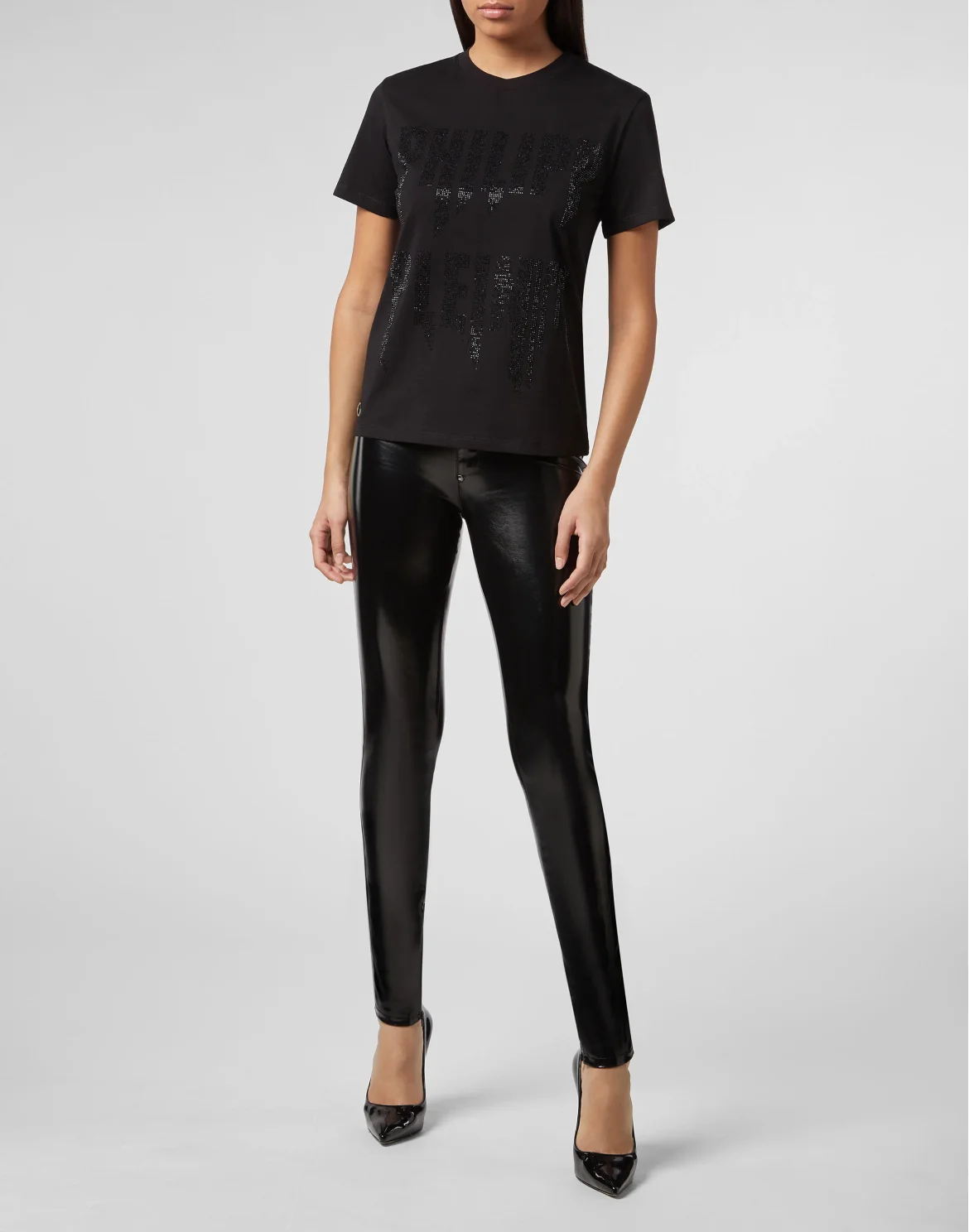 T-shirt Round Neck SS Rock PP, цвет: Черный