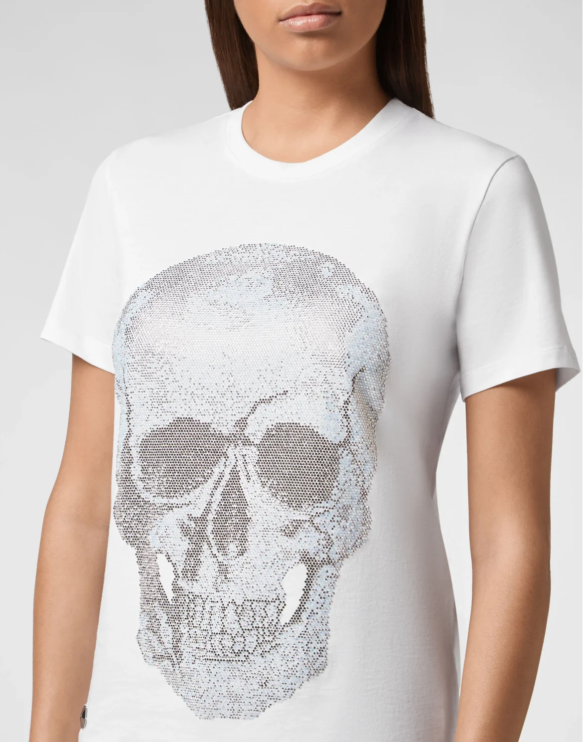 T-shirt Round Neck SS Skull, цвет: Белый