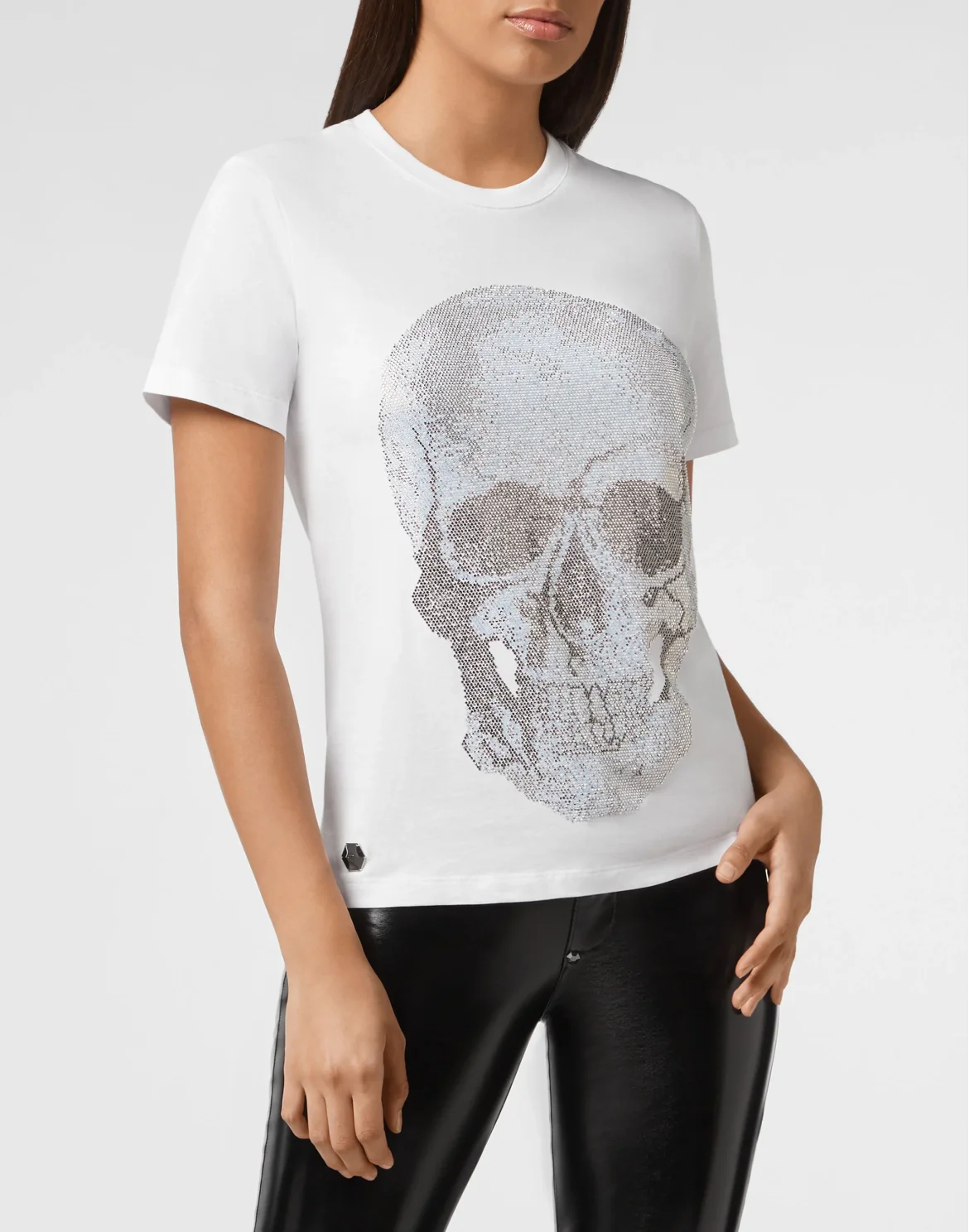 T-shirt Round Neck SS Skull, цвет: Белый
