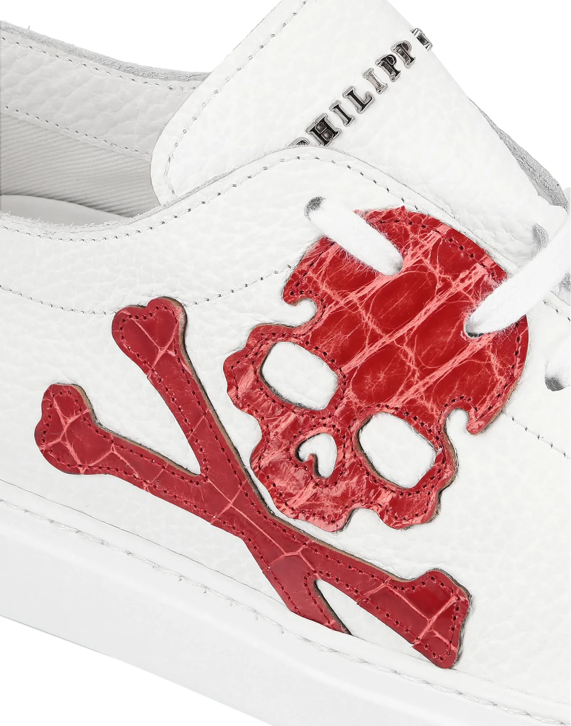 Lo-Top Sneakers Skull, цвет: Белый