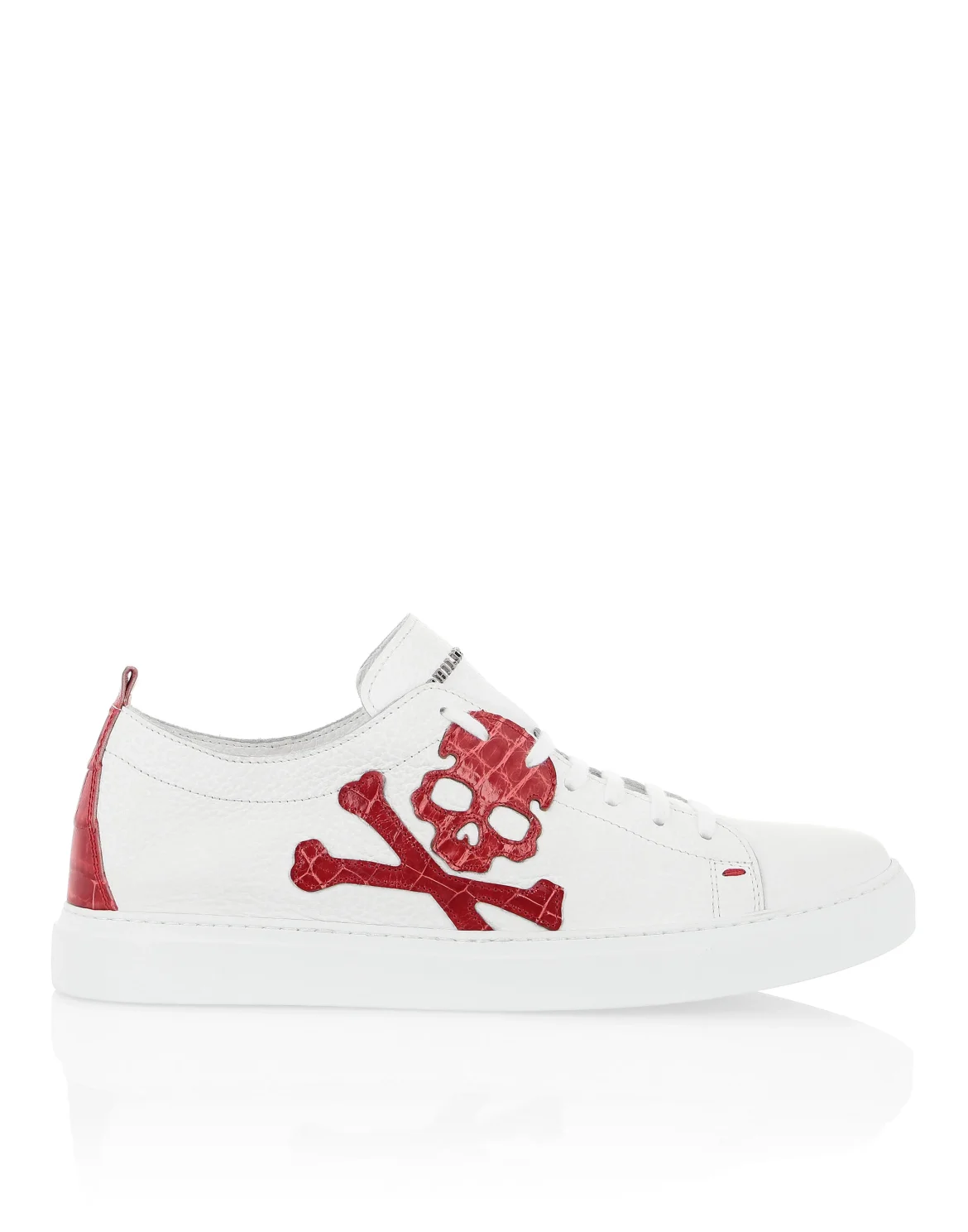 Lo-Top Sneakers Skull, цвет: Белый