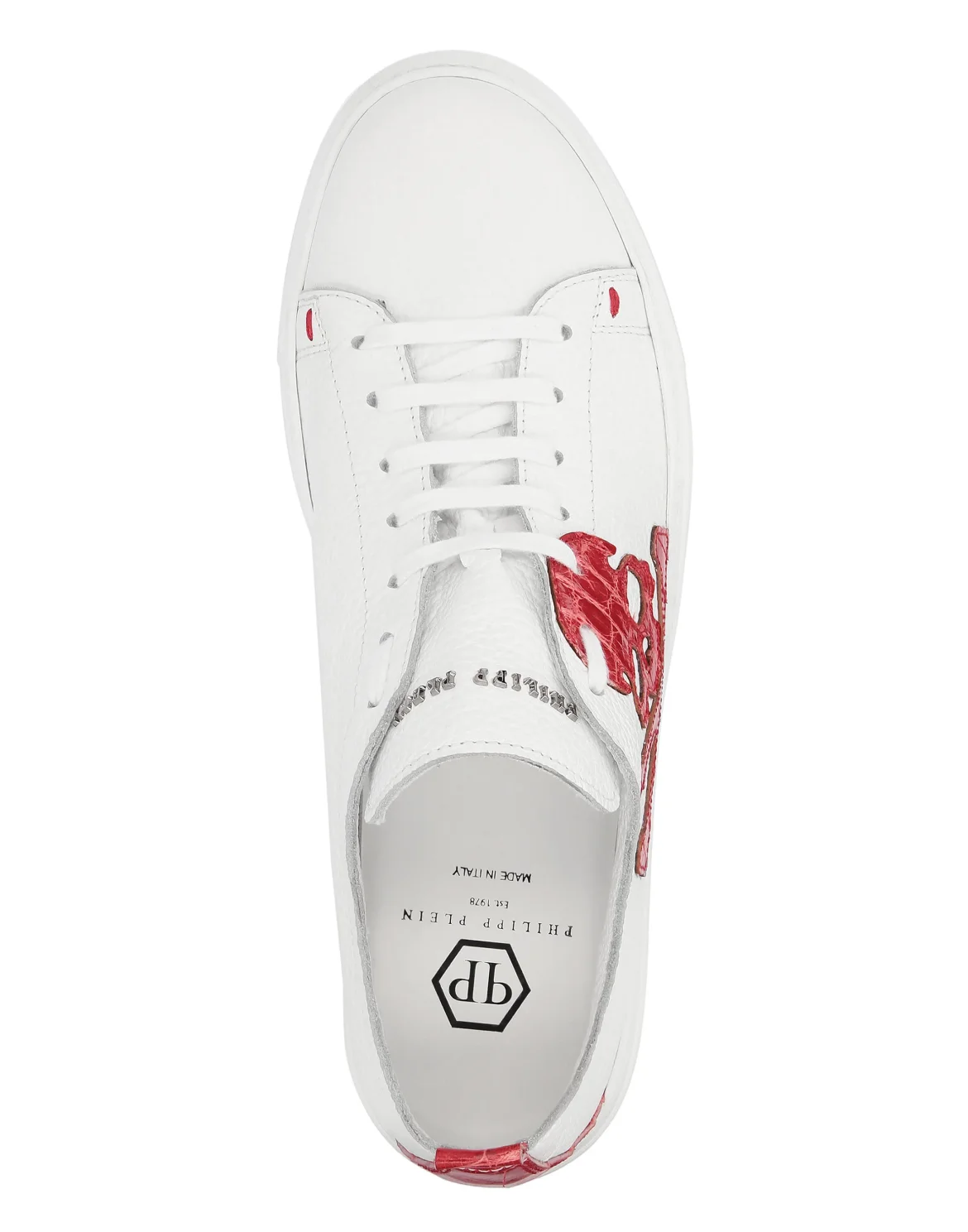 Lo-Top Sneakers Skull, цвет: Белый