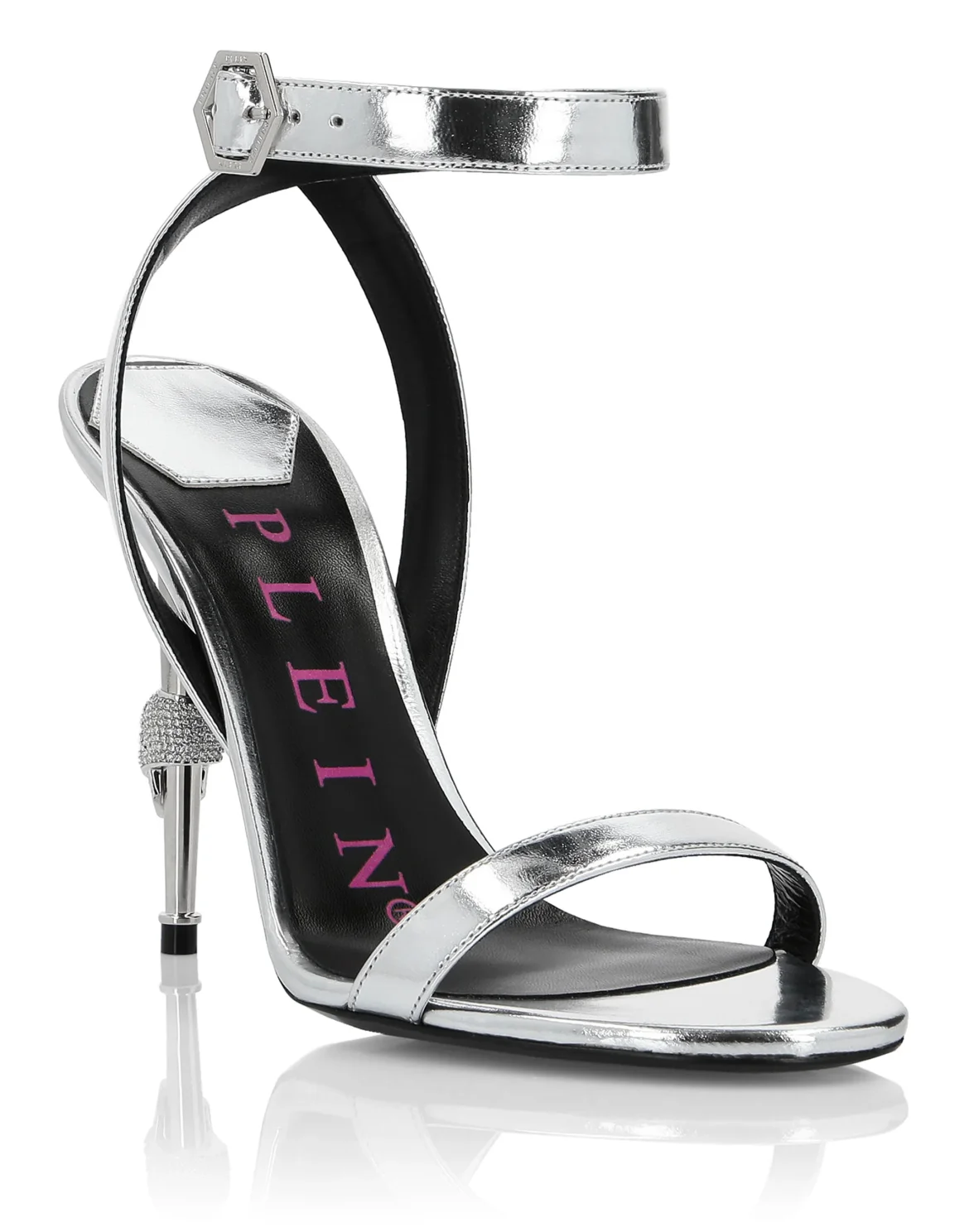 Sandals High Heels Statement, цвет: Серебристый