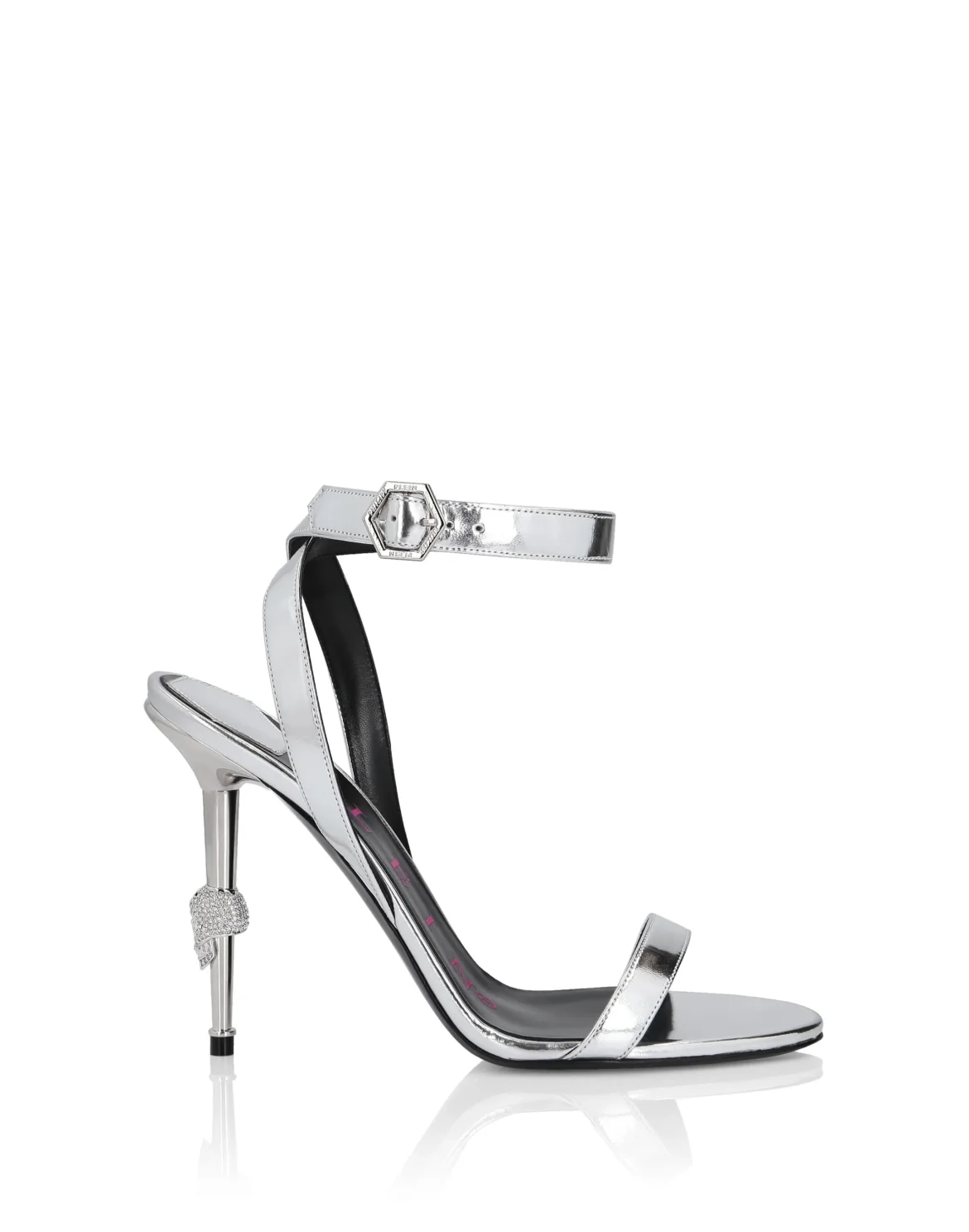 Sandals High Heels Statement, цвет: Серебристый