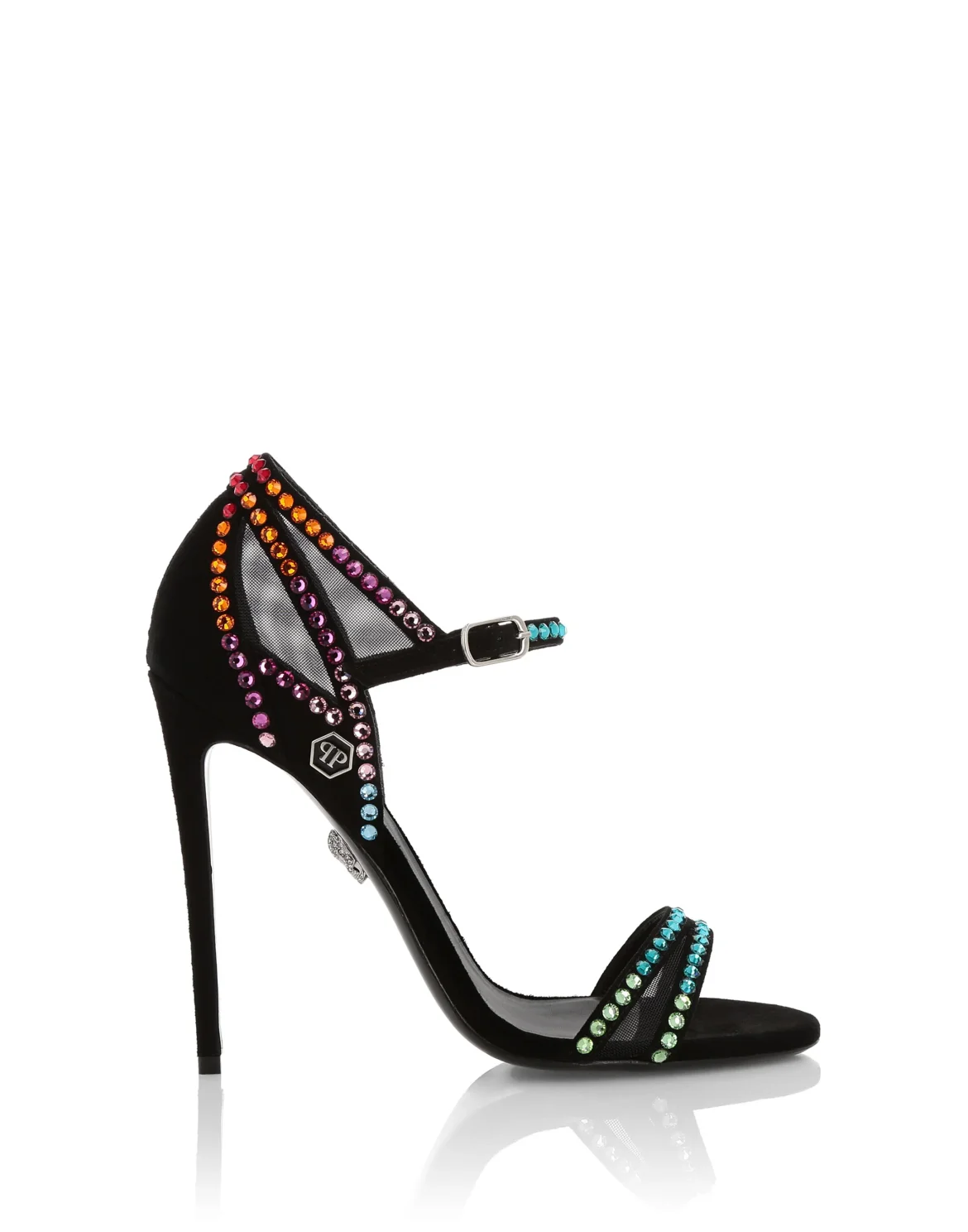 Sandals High Heels Crystal, цвет: Мультиколор