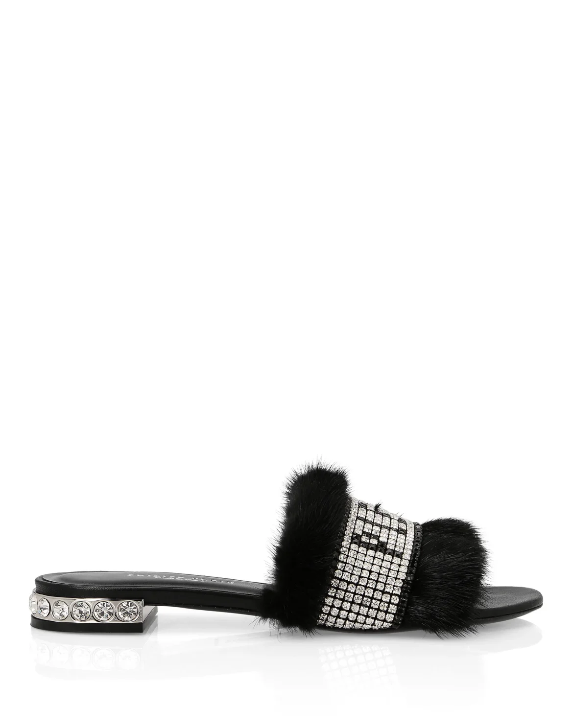 Sandals Flat Luxury, цвет: Черный