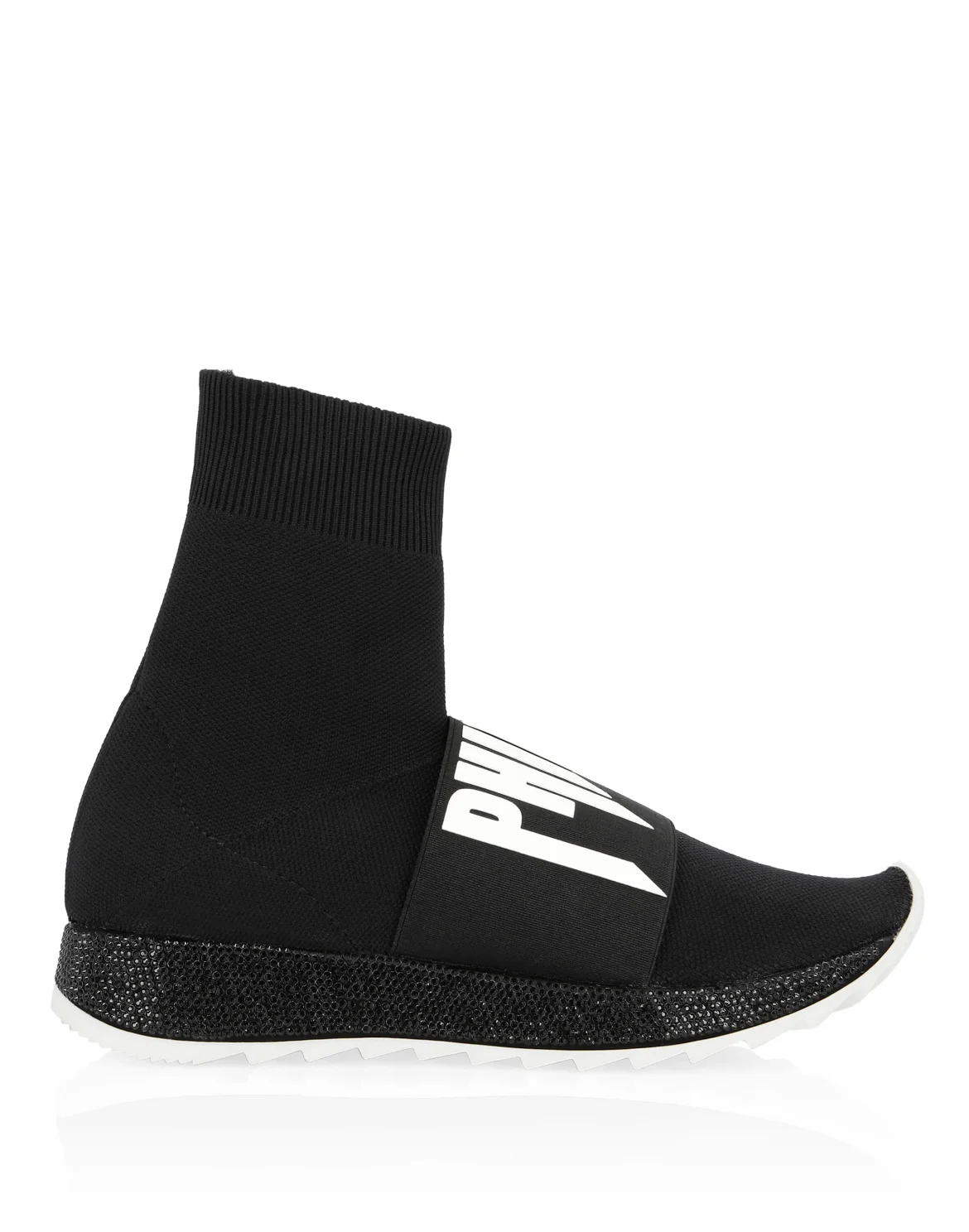 Hi-Top Sneakers Crystal, цвет: Черный