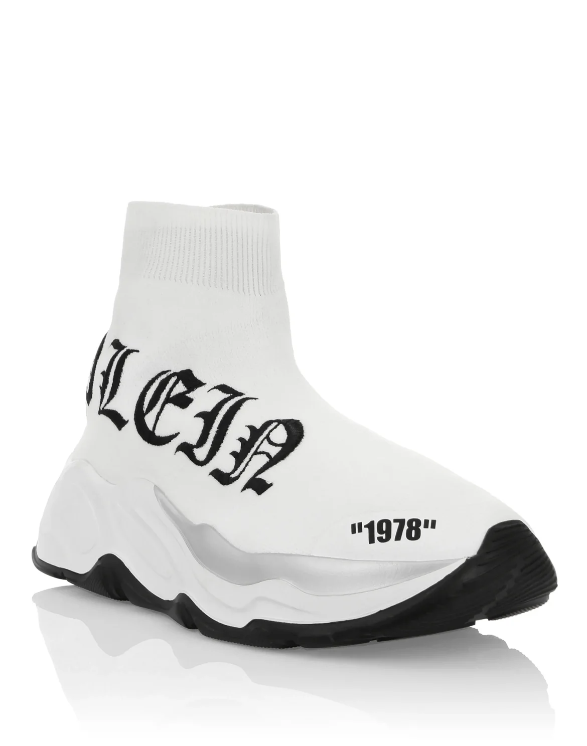 Hi-Top Sneakers Gothic Plein, цвет: Белый