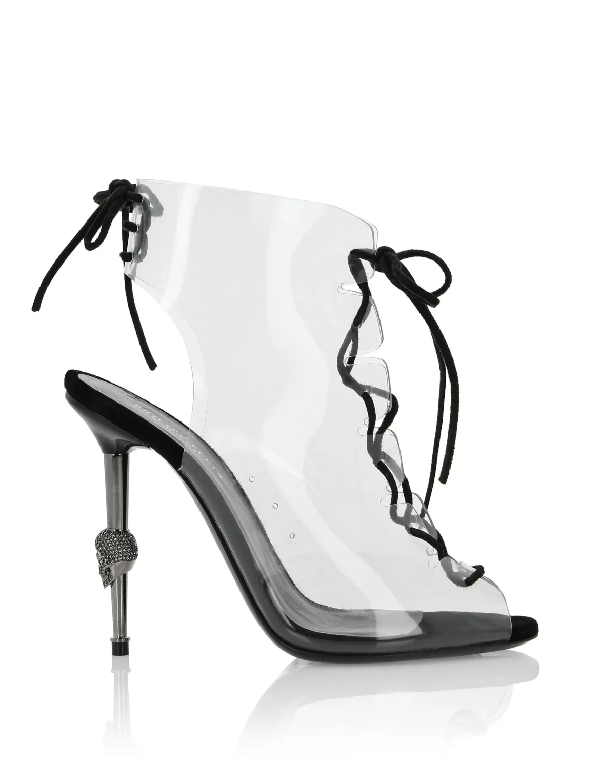 bootie high heels Statement, цвет: Серебристый