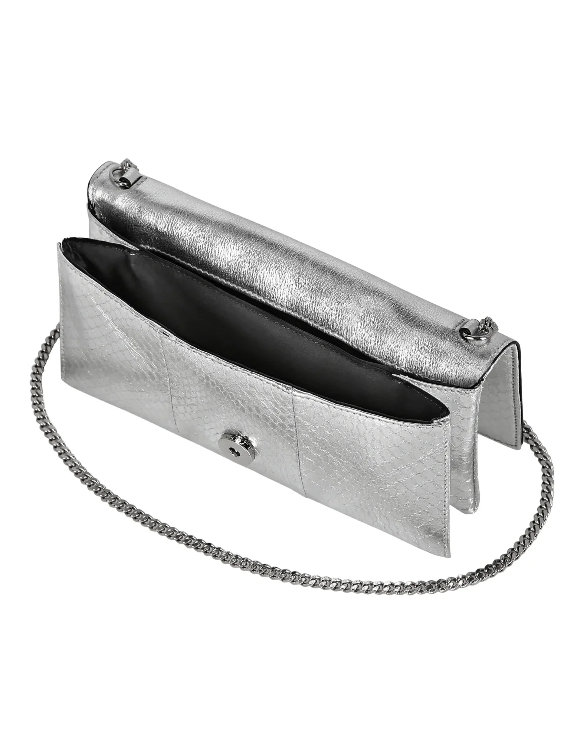 Shoulder Bag Skull crystal, цвет: Серебристый