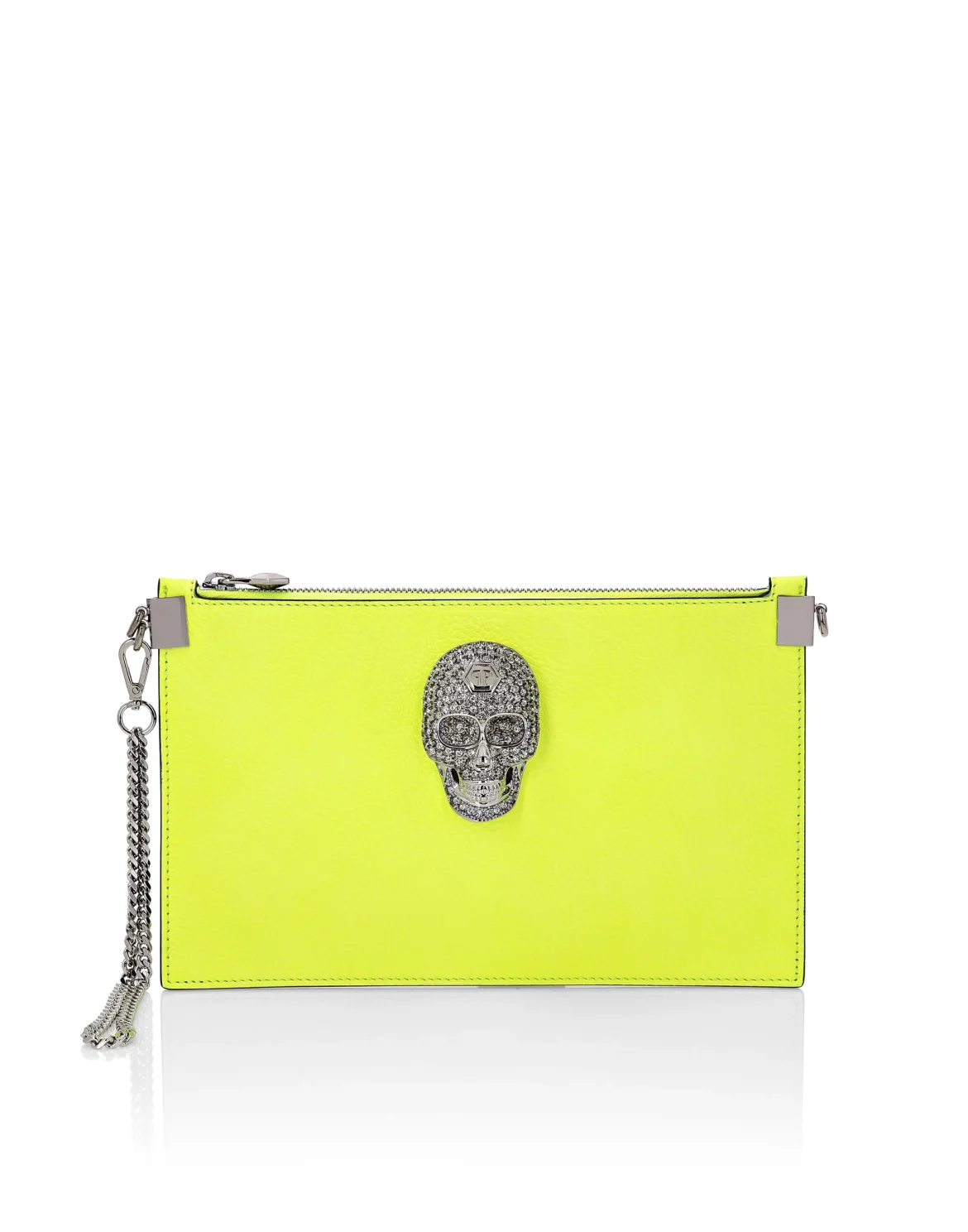Minaudiere Skull crystal, цвет: Желтый