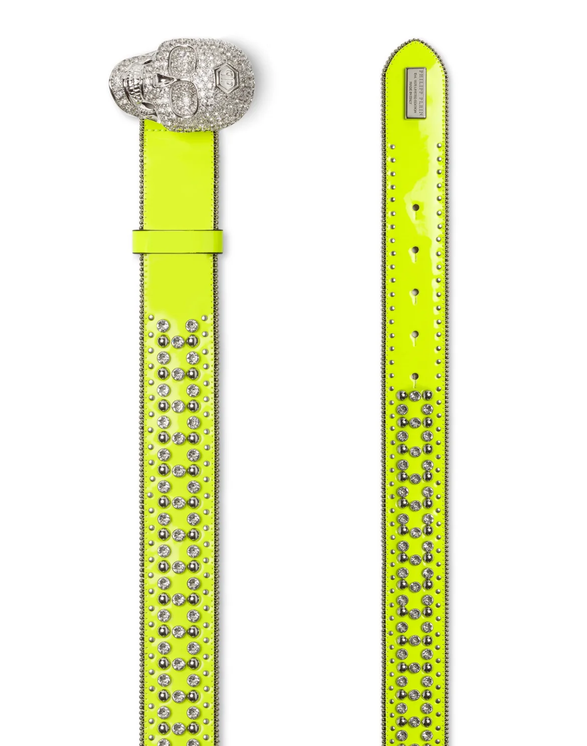 Belt Skull crystal, цвет: Желтый