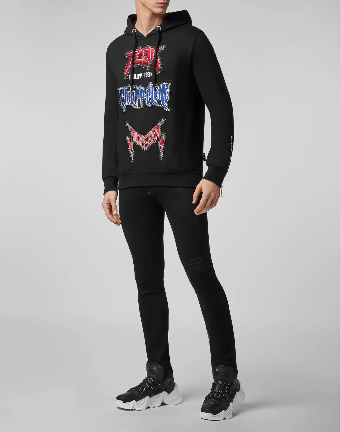 Hoodie sweatshirt Rock PP, цвет: Черный
