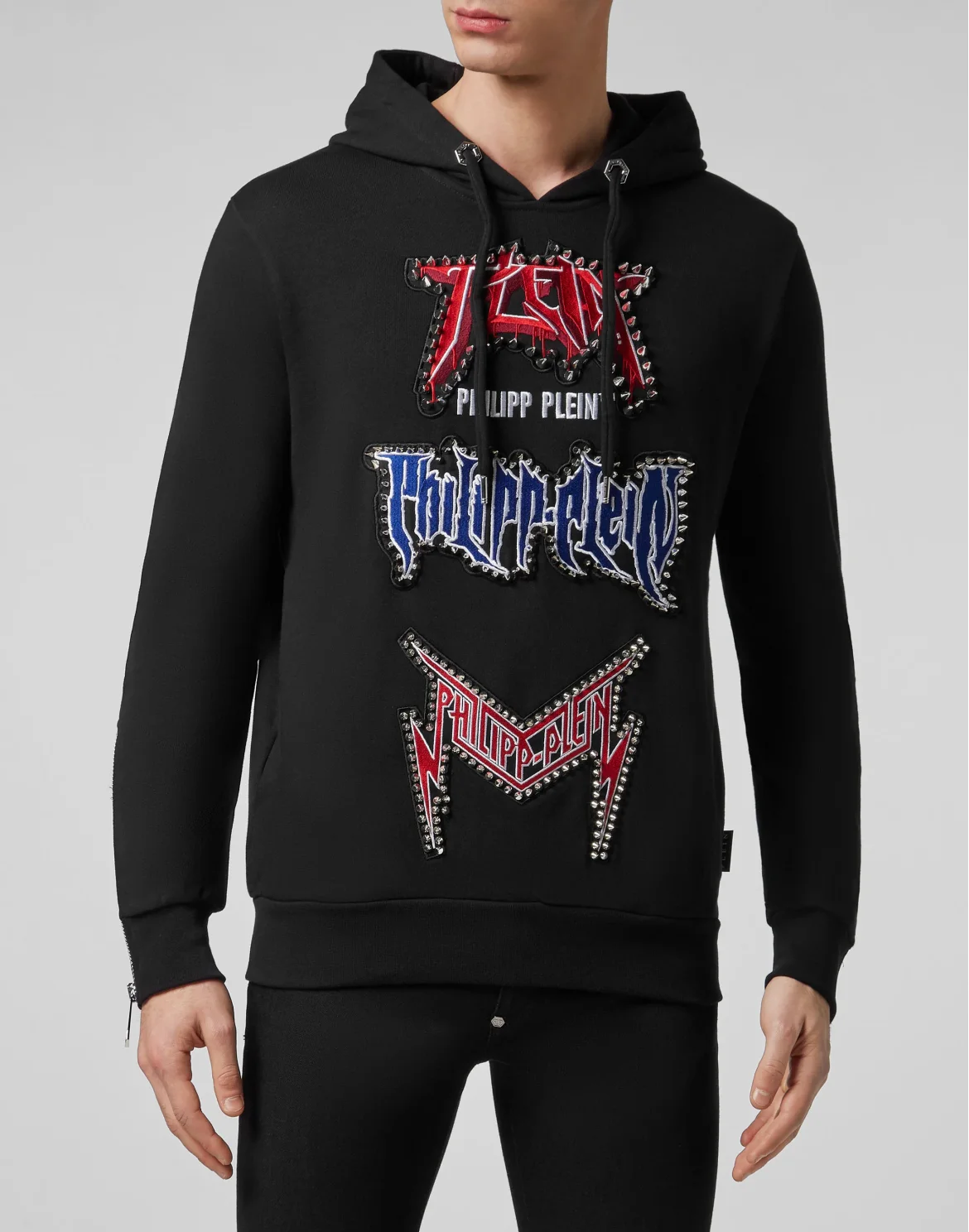 Hoodie sweatshirt Rock PP, цвет: Черный