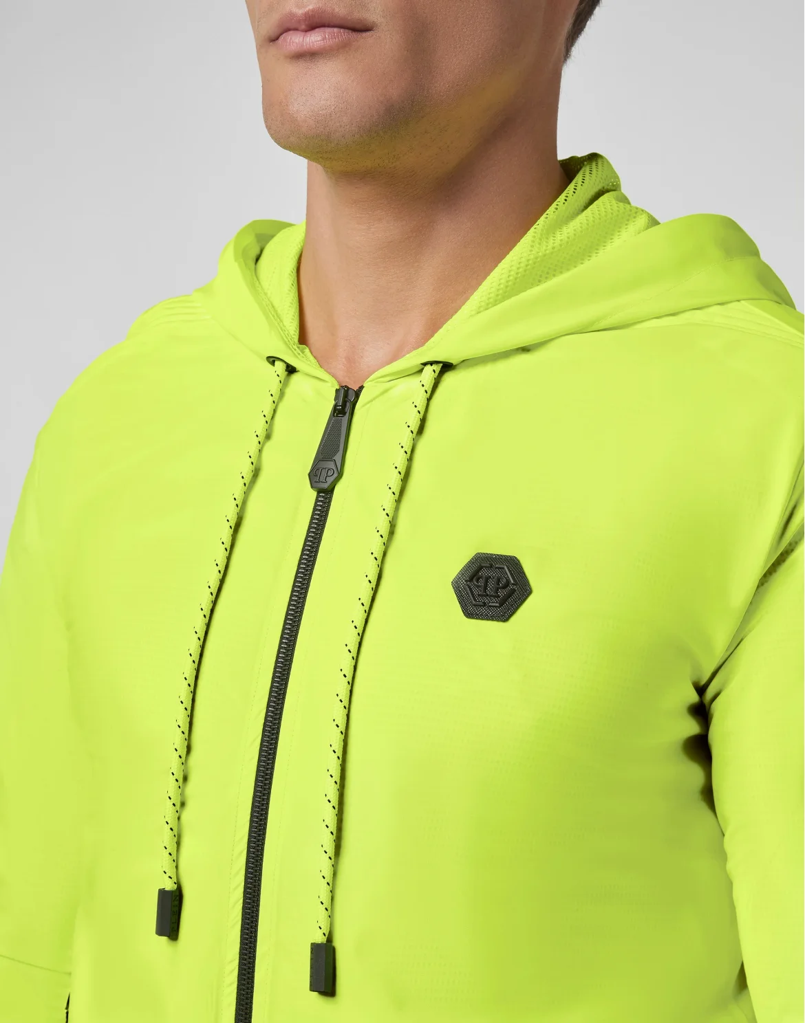 Hoodie Sweatjacket Hexagon, цвет: Желтый
