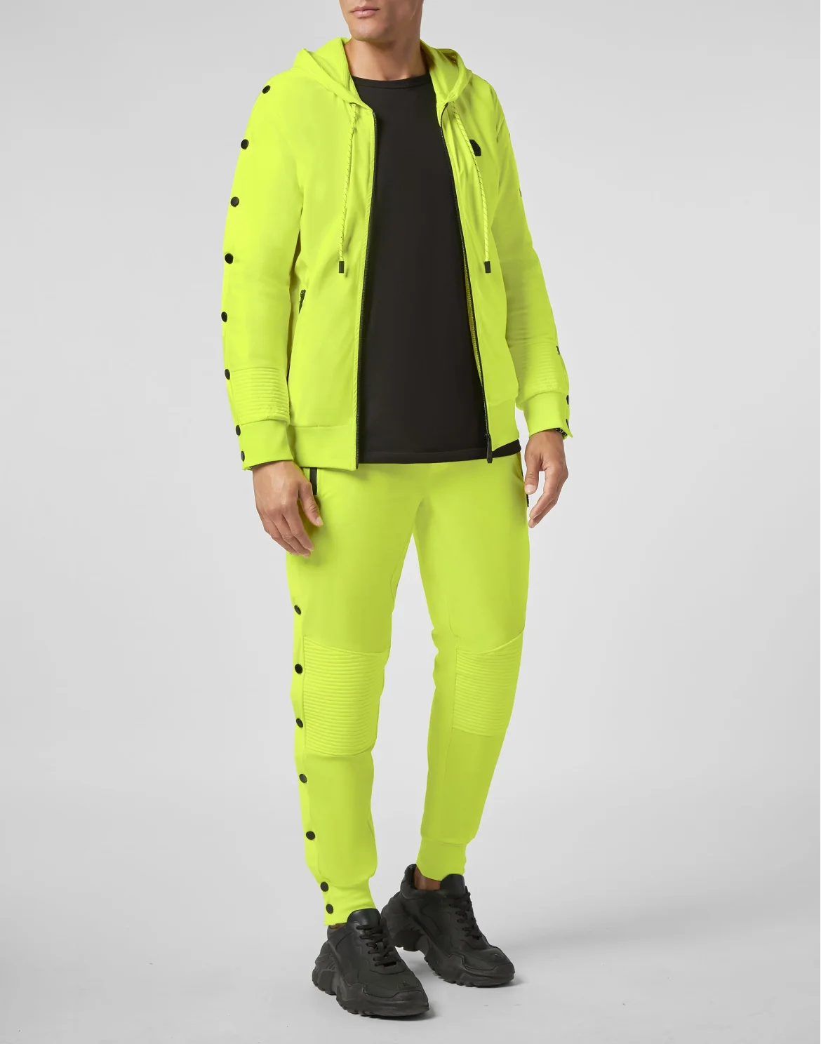 Hoodie Sweatjacket Hexagon, цвет: Желтый
