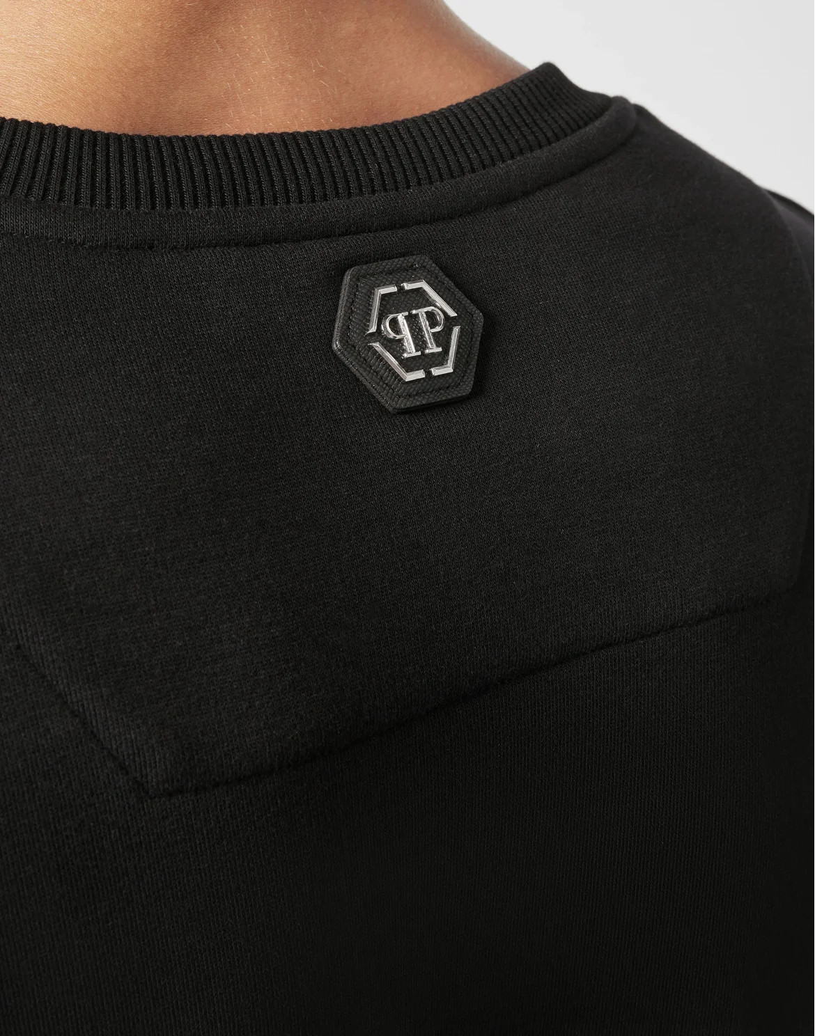Sweatshirt LS Skull and Plein, цвет: Черный