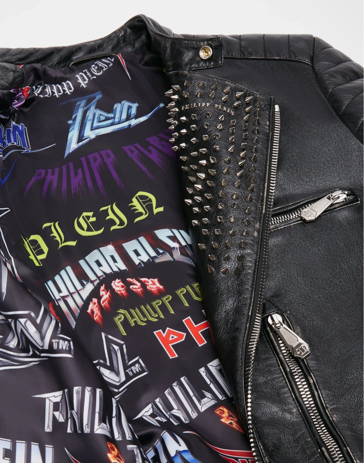 Leather Biker Studs, цвет: Черный