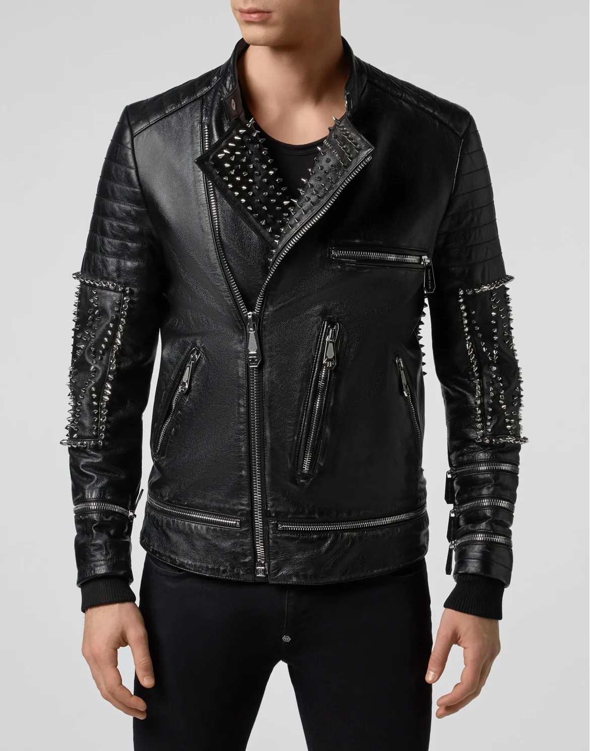 Leather Biker Studs, цвет: Черный