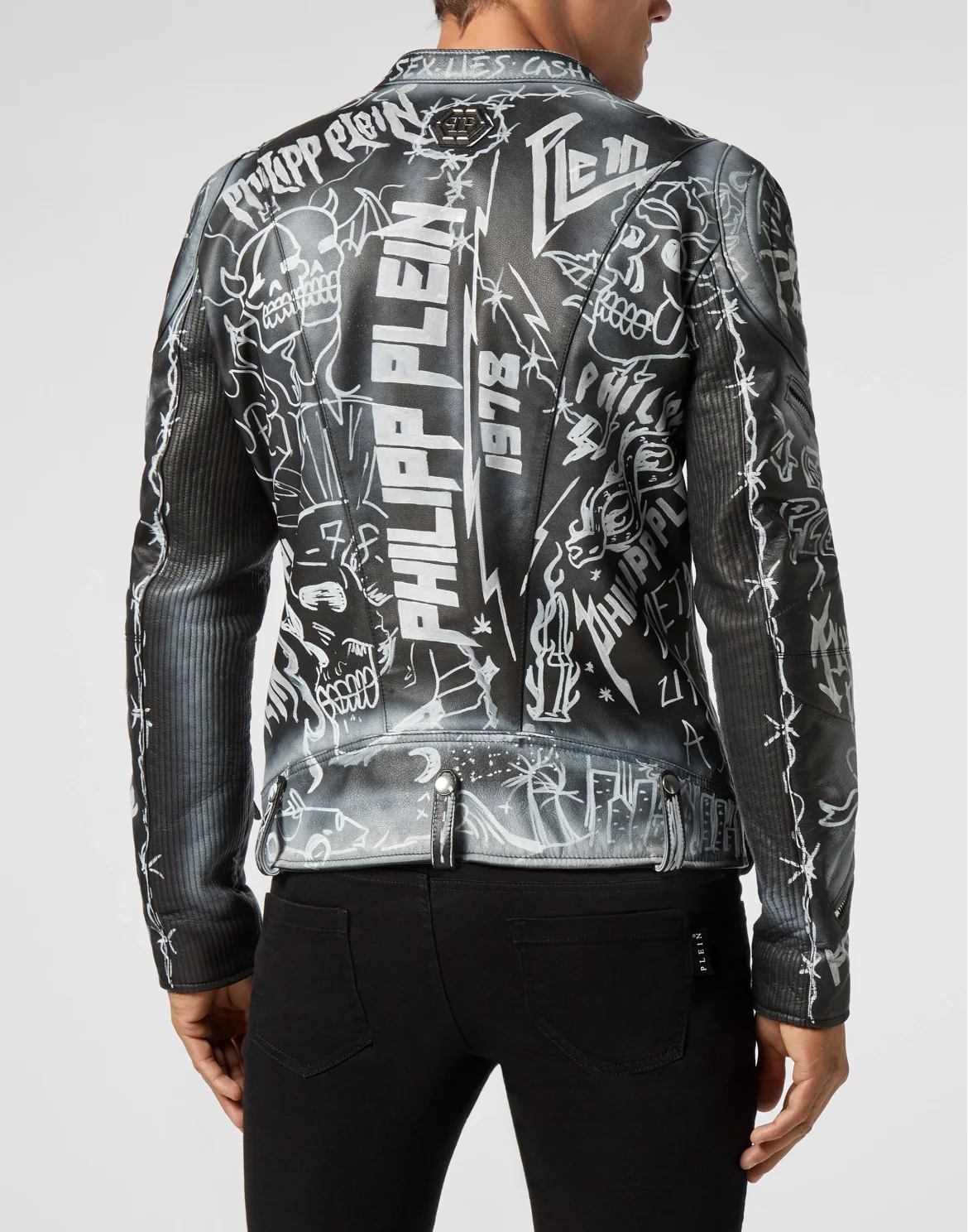 Leather Biker Rock PP, цвет: Черный