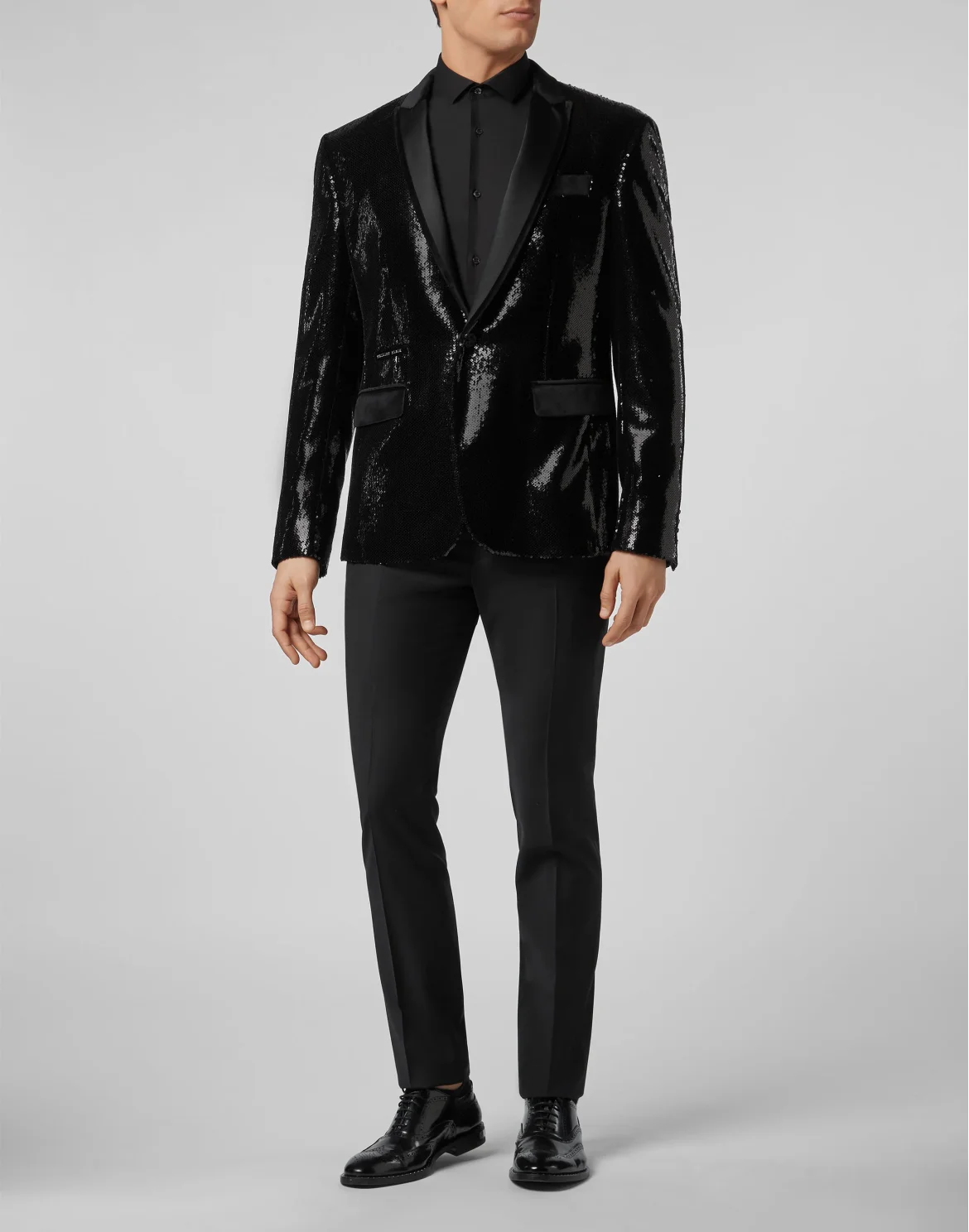 Blazer Paillettes, цвет: Черный