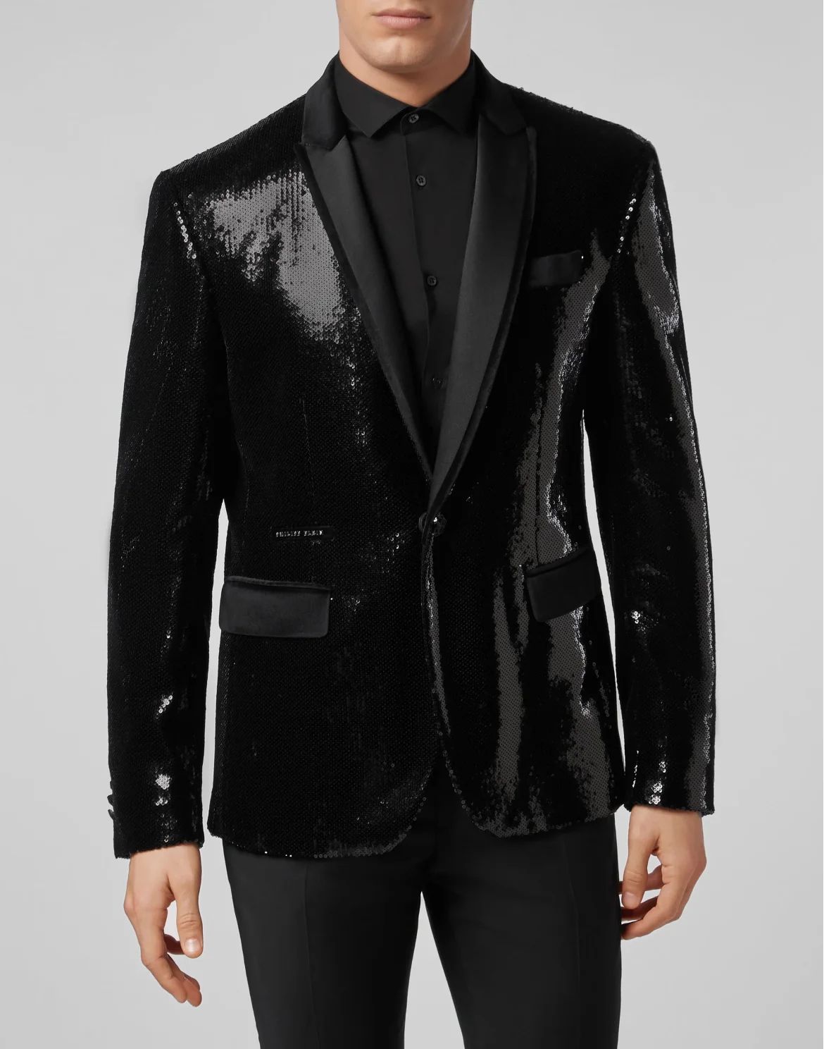 Blazer Paillettes, цвет: Черный