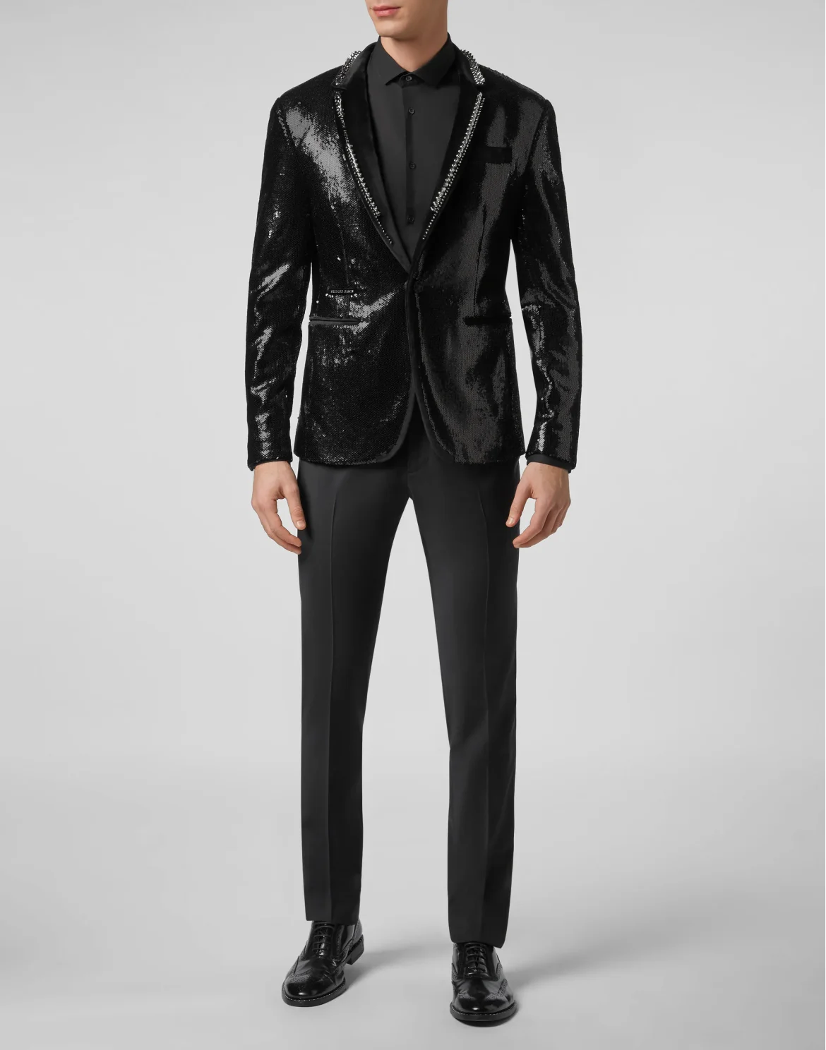 Blazer Paillettes, цвет: Черный