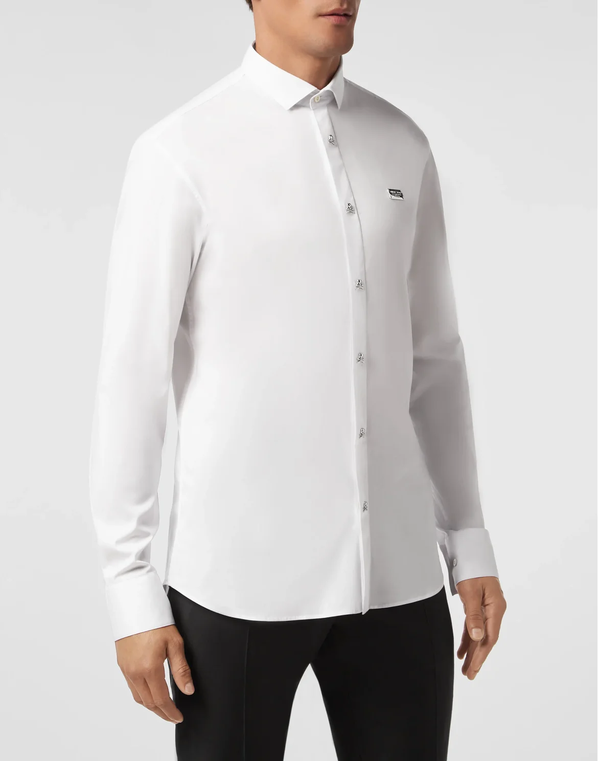 Shirt LS Skull, цвет: Белый