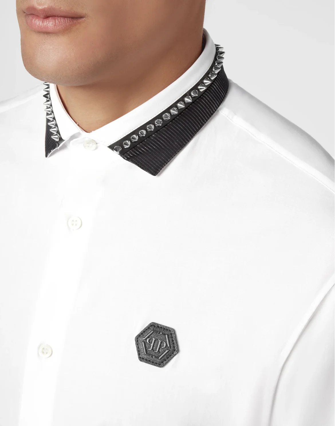 Shirt LS Studs, цвет: Белый