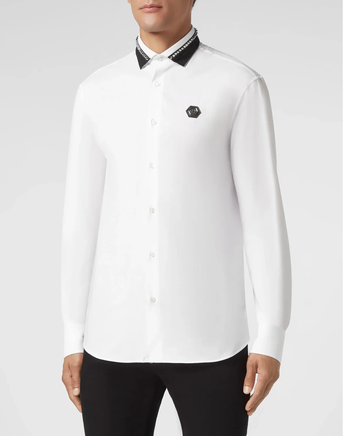 Shirt LS Studs, цвет: Белый