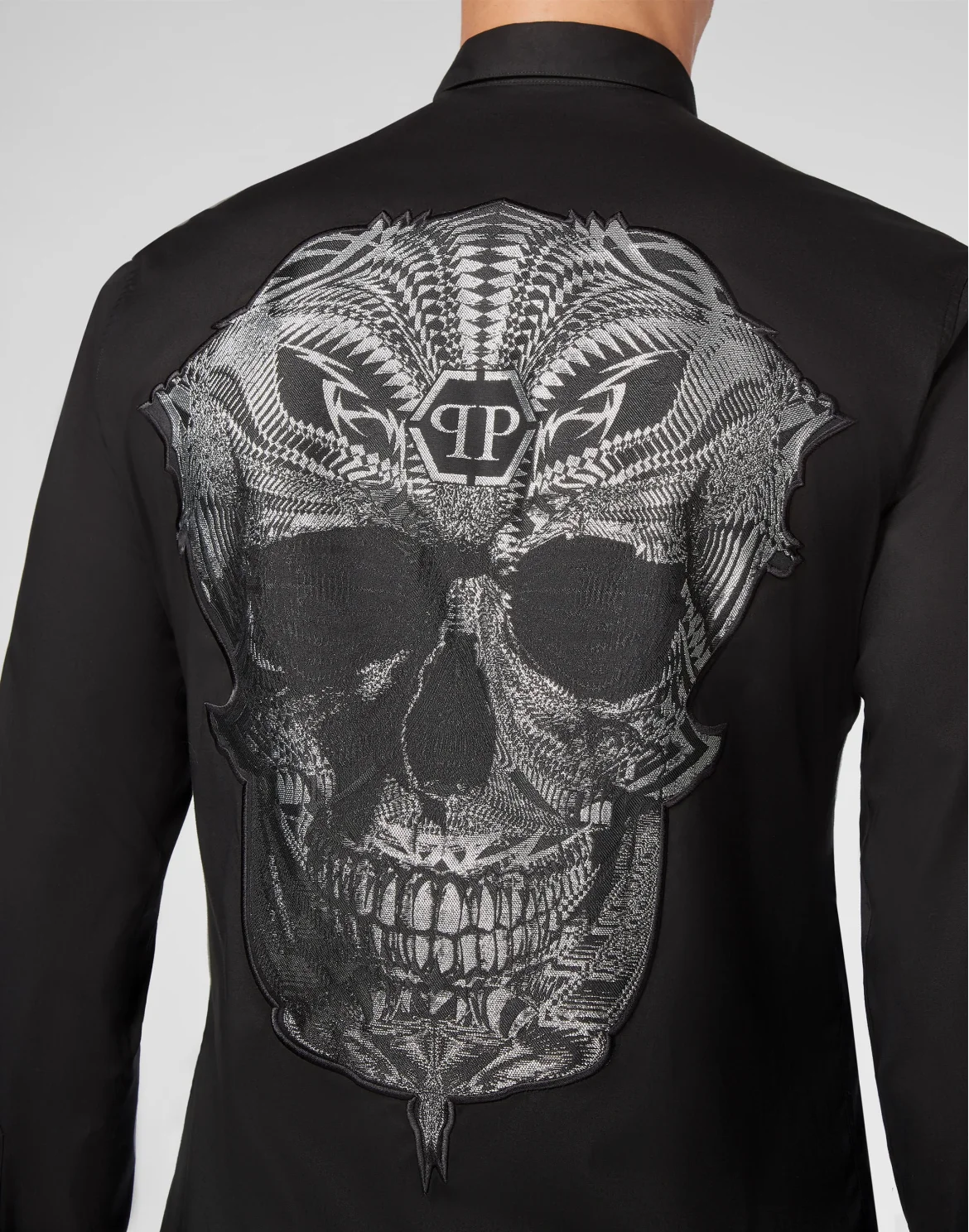 Shirt Platinum Cut LS Skull, цвет: Черный