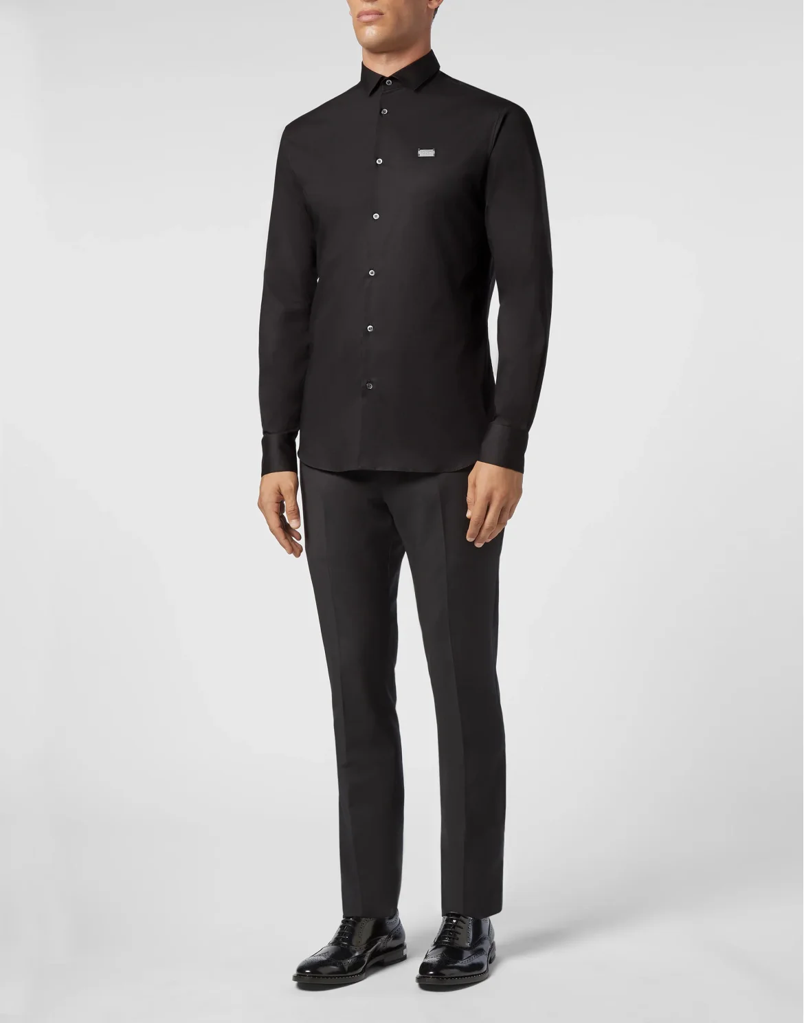 Shirt Platinum Cut LS Skull, цвет: Черный
