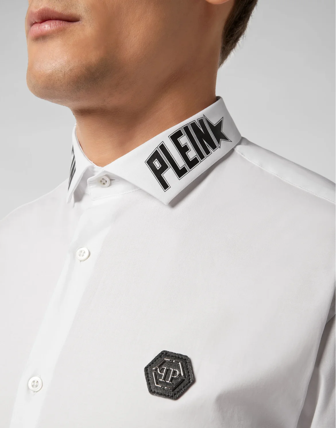 Shirt LS Plein Star, цвет: Белый