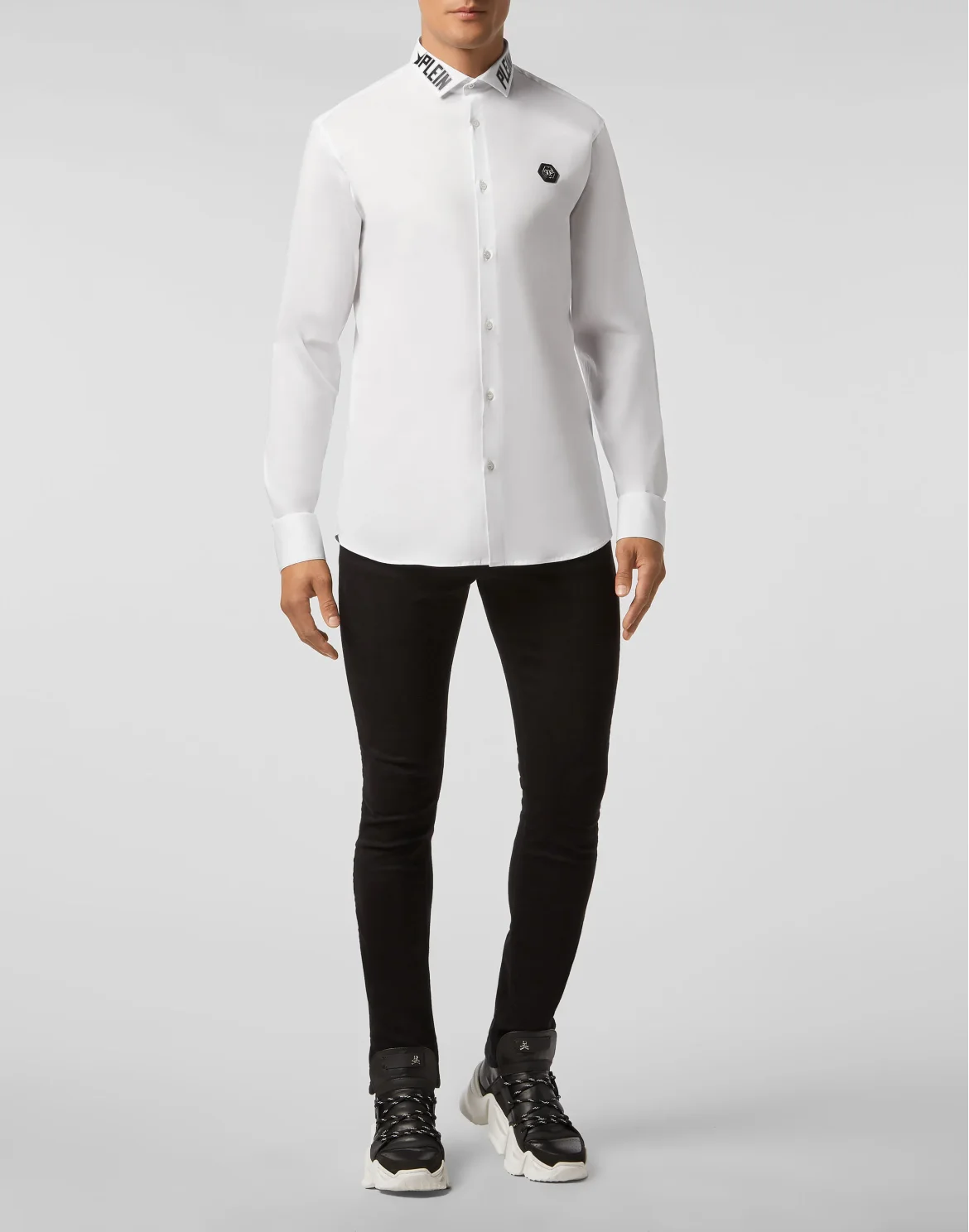 Shirt LS Plein Star, цвет: Белый