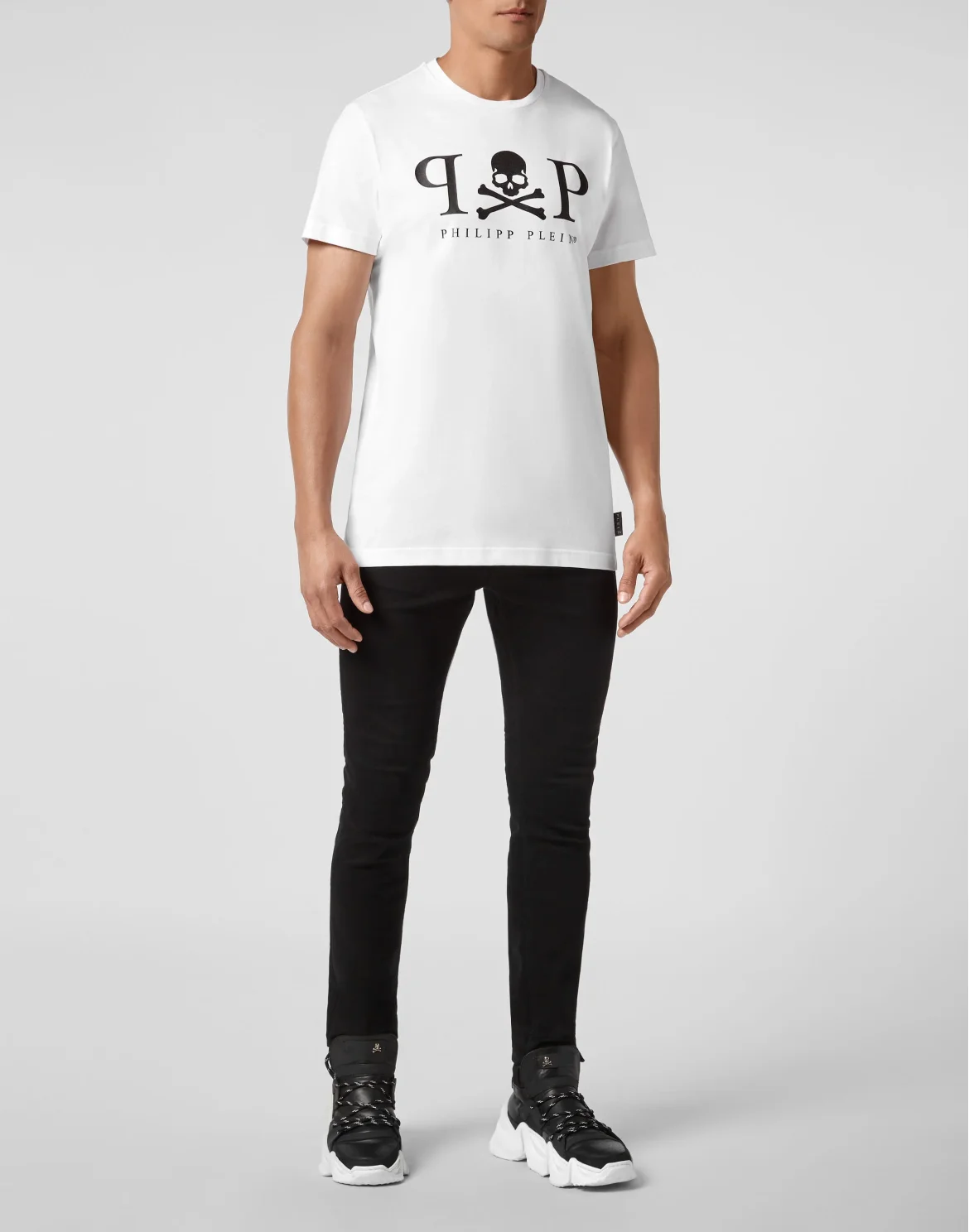T-shirt Platinum Cut Round Neck, цвет: Белый