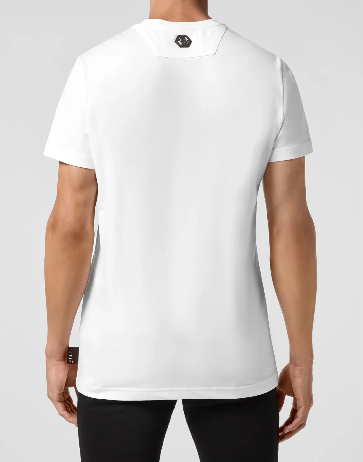 T-shirt Platinum Cut Round Neck, цвет: Белый