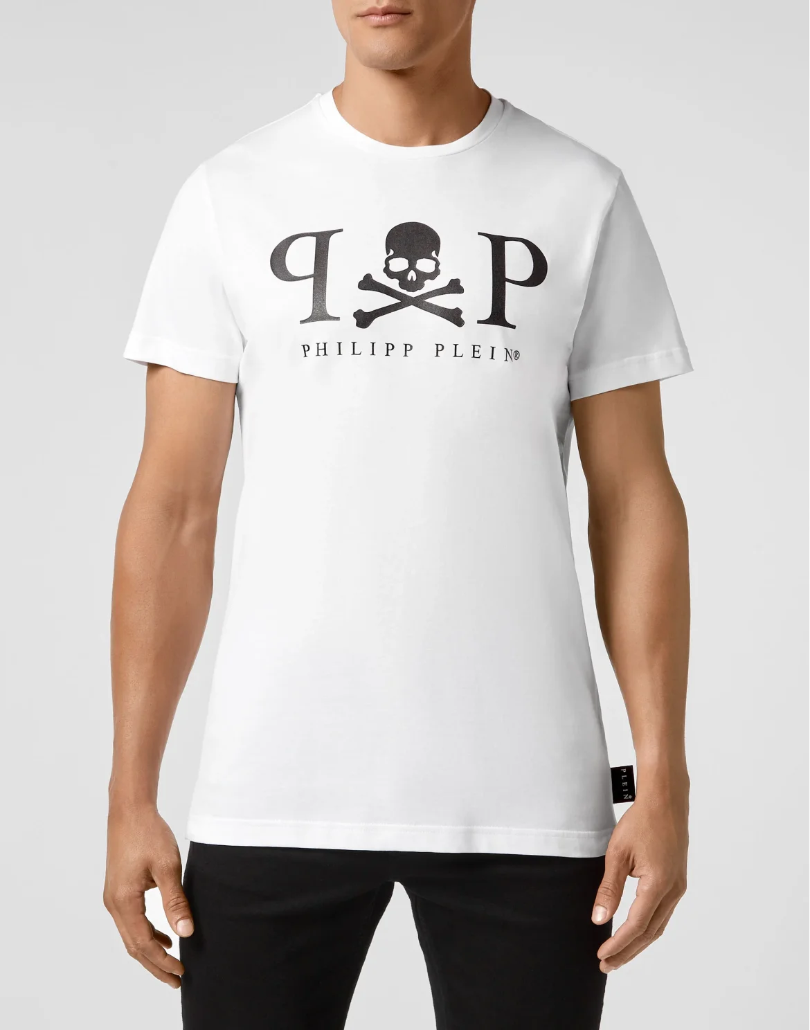 T-shirt Platinum Cut Round Neck, цвет: Белый