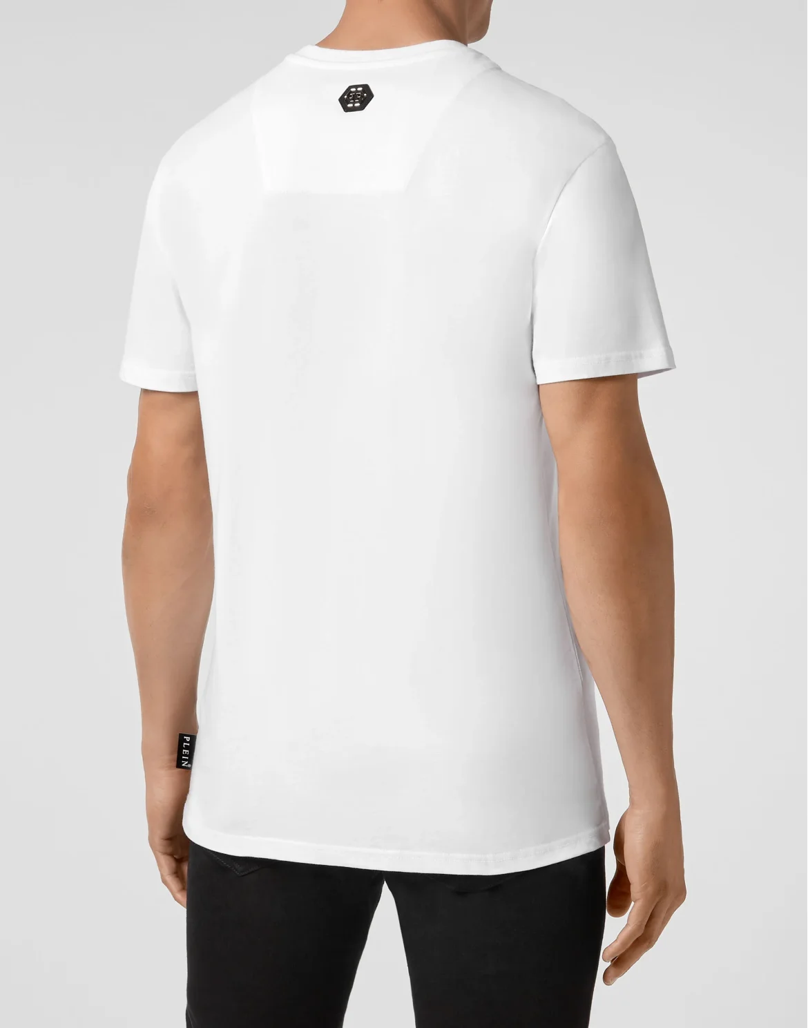 T-shirt Round Neck SS Skull strass, цвет: Белый